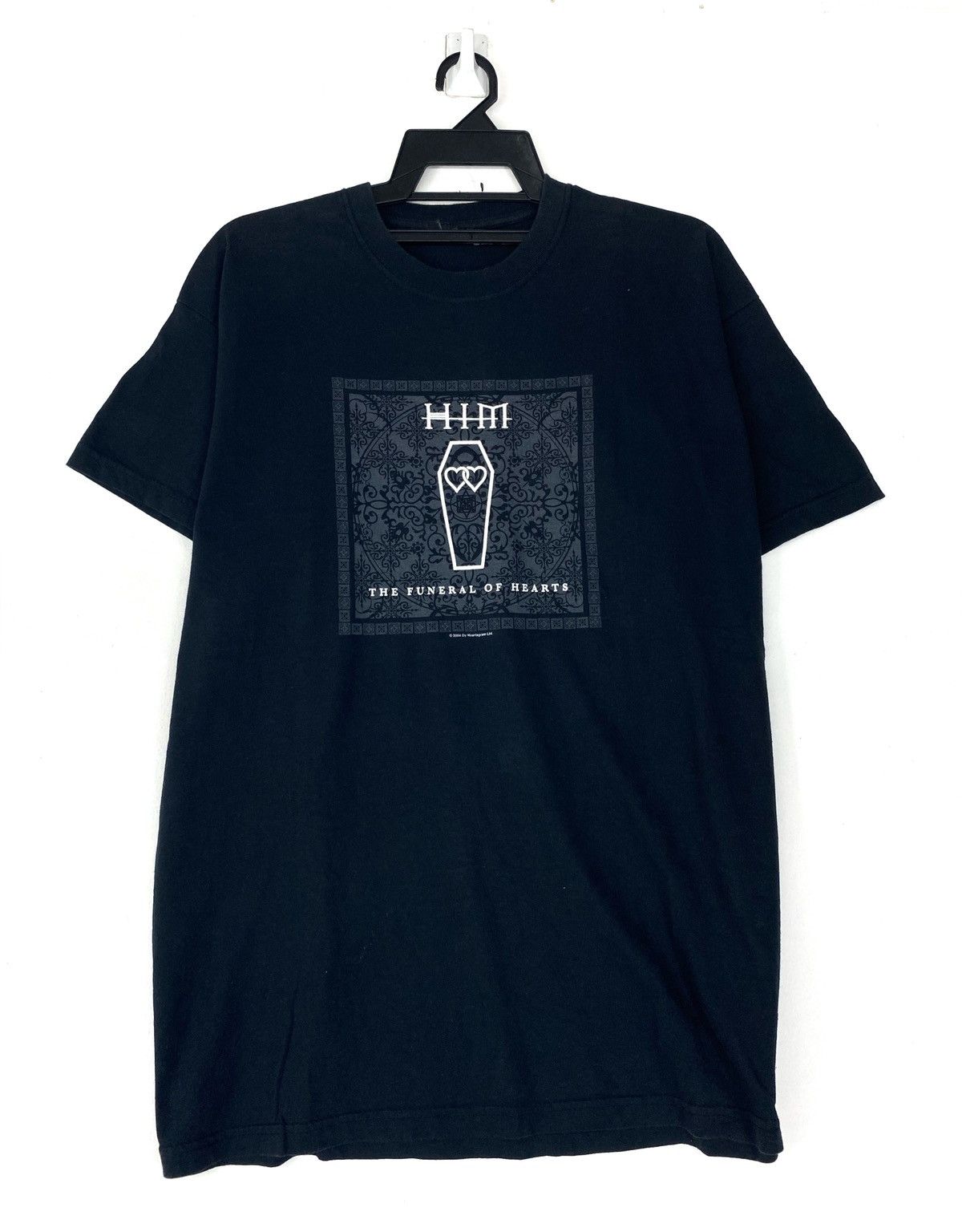 image of Band Tees x Vintage Him Band in Black, Men's (Size Large)