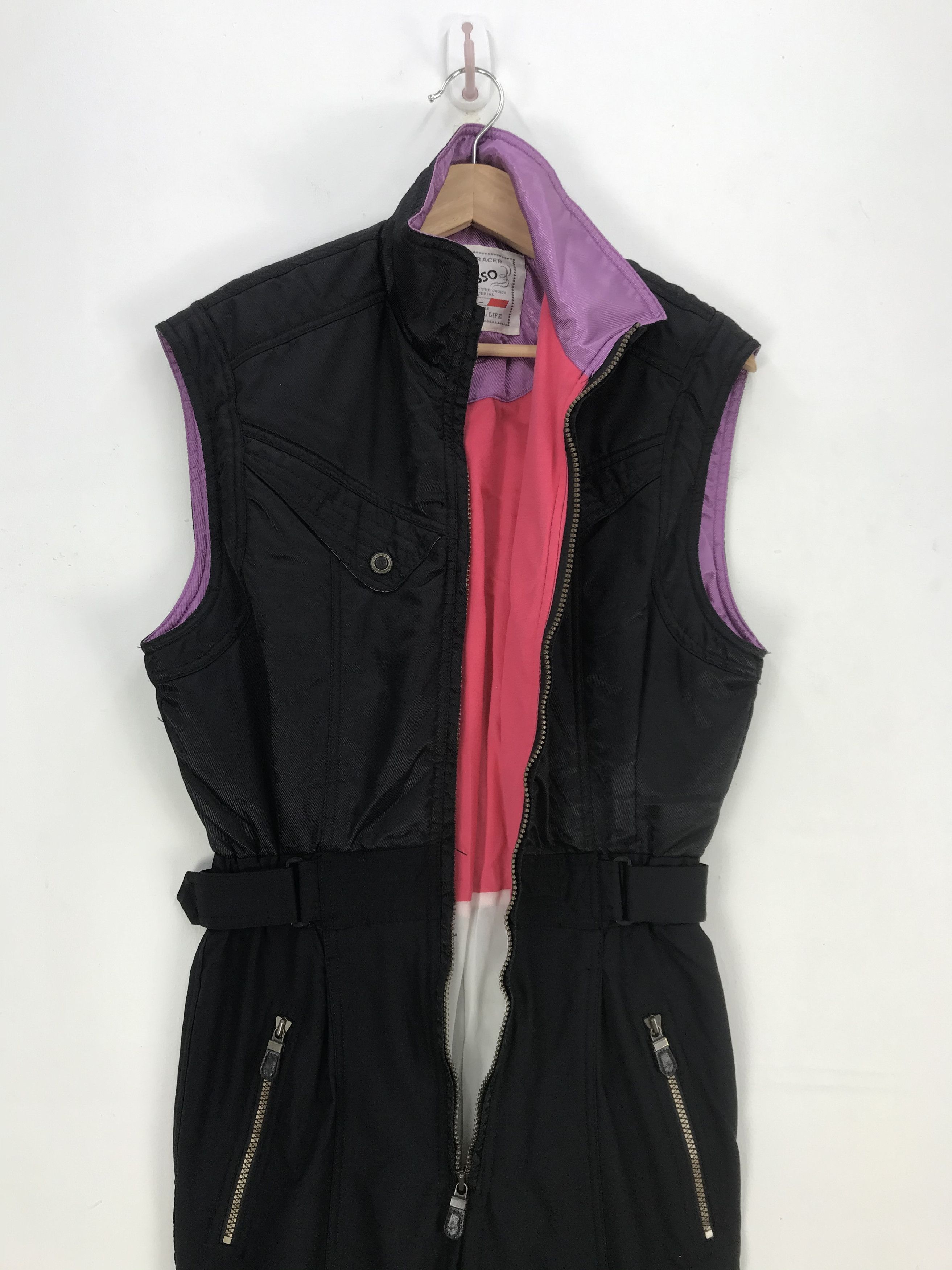 Japanese Brand × Vintage Vintage Japanese Ski Suit Coverall Jumpsuit Ski Wear Size 28" / US 6 / IT 42 - 6 Thumbnail