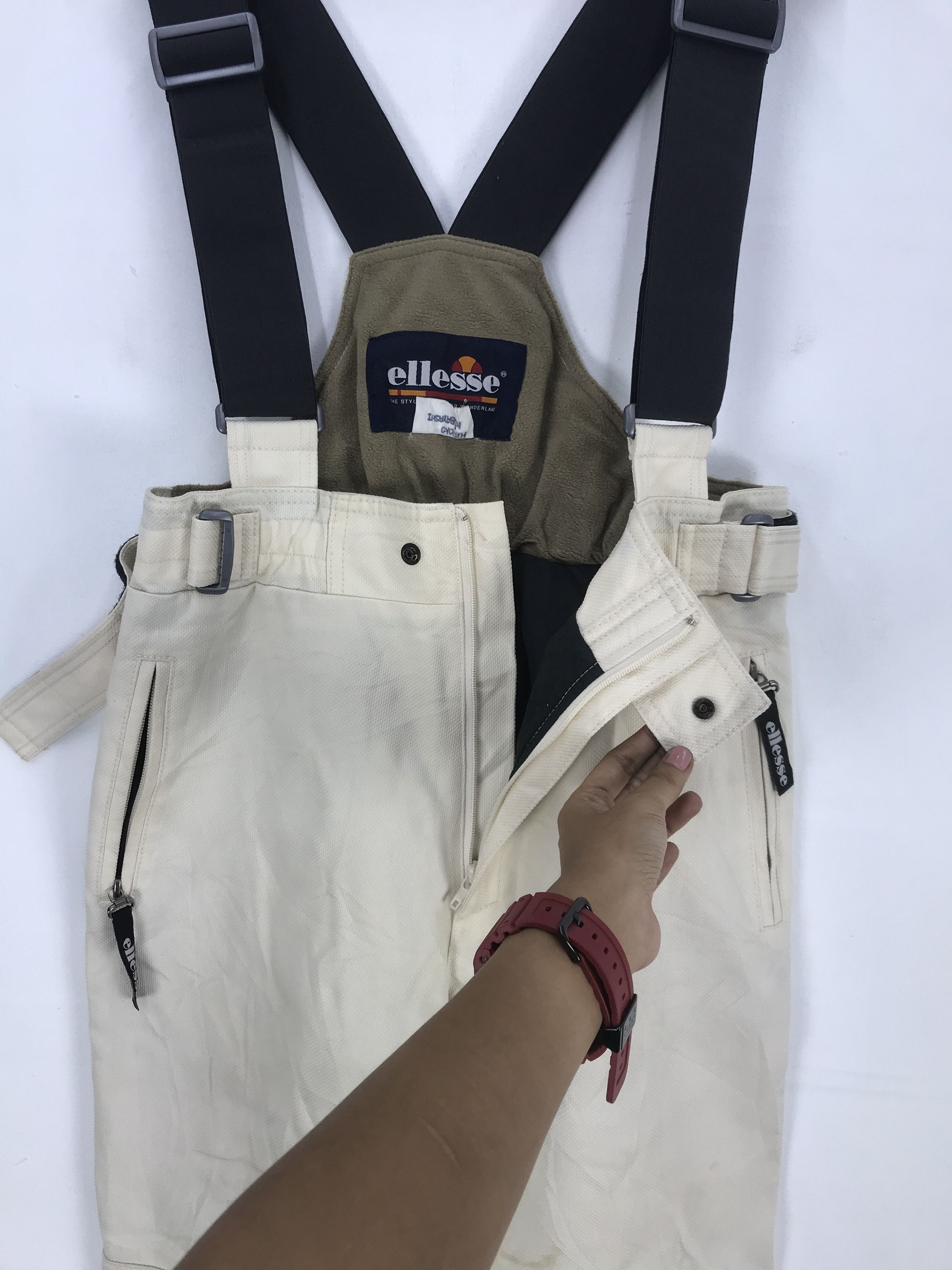 Ellesse Vintage Elleese Ski Suit Overall Jumpsuit Ski Snowboards Size US 30 / EU 46 - 8 Thumbnail