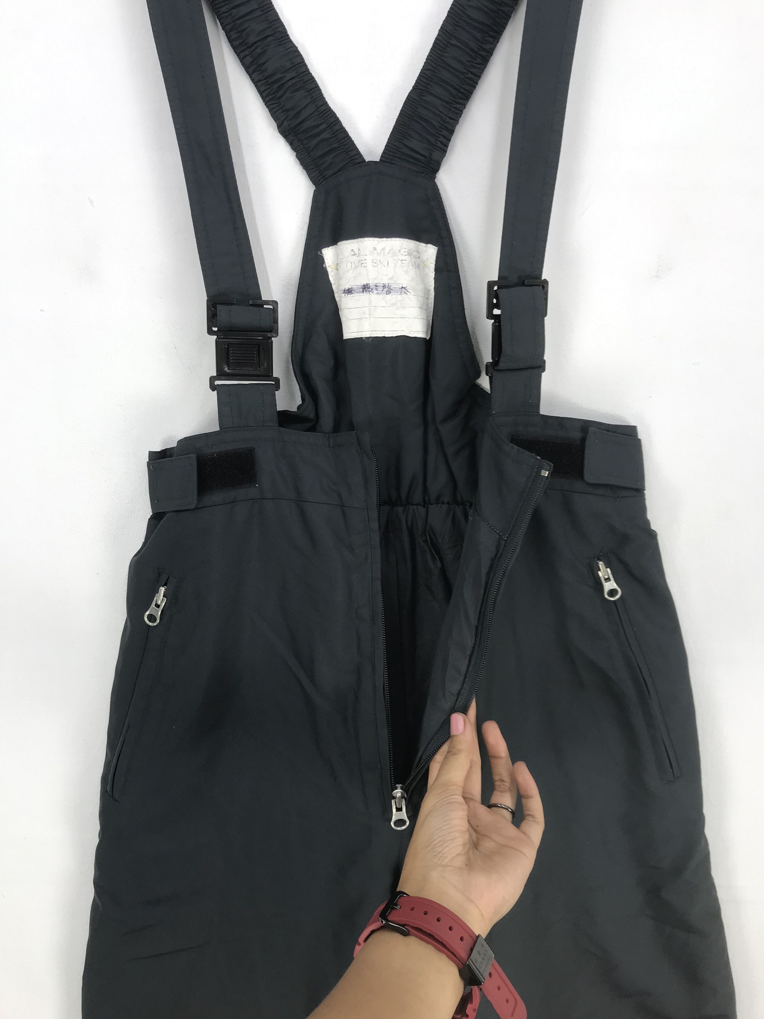 Japanese Brand × Vintage Real Magic Ski Suit Japanese Overall Jumpsuit Ski Wear Size US 30 / EU 46 - 5 Thumbnail