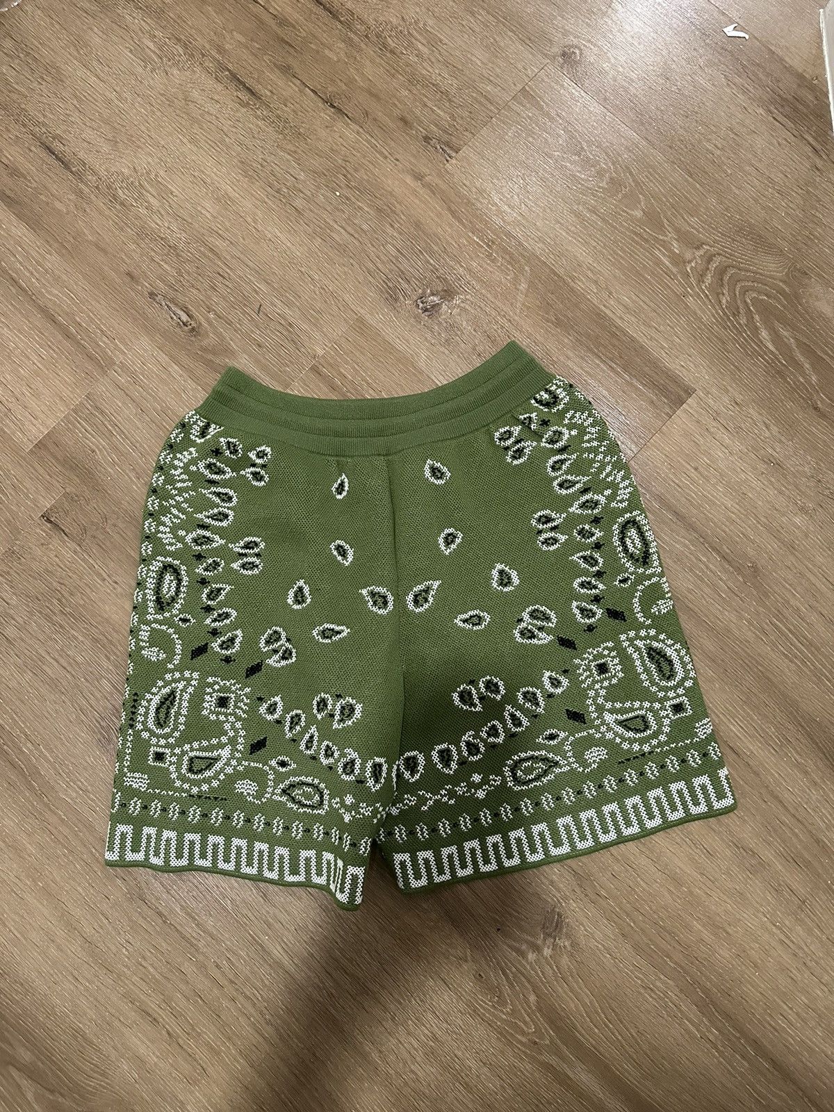 Alanui Alanui Green Bandana Shorts Size US 34 / EU 50 - 2 Thumbnail