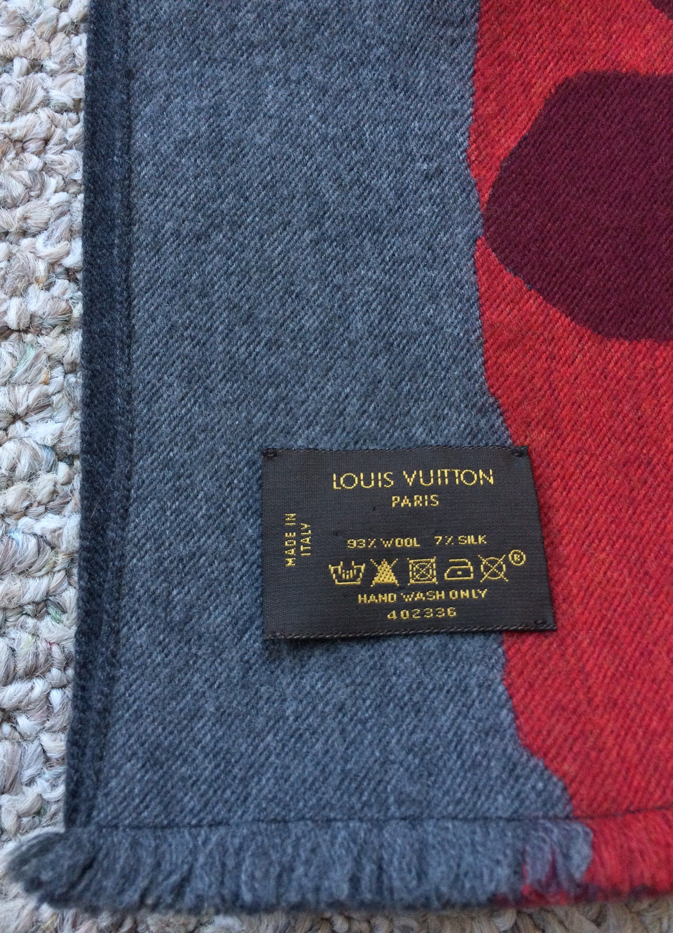 Louis Vuitton × Stephen Sprouse F/W 2008 Louis Vuitton x Sprouse Wool/Silk Graffiti Scarf Size ONE SIZE - 5 Thumbnail