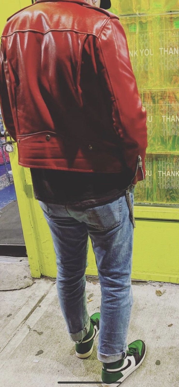 Hedi Slimane × Saint Laurent Paris SS14 EXTREMELY RARE RED L01 Biker Moto Jacket Size US S / EU 44-46 / 1 - 1 Thumbnail