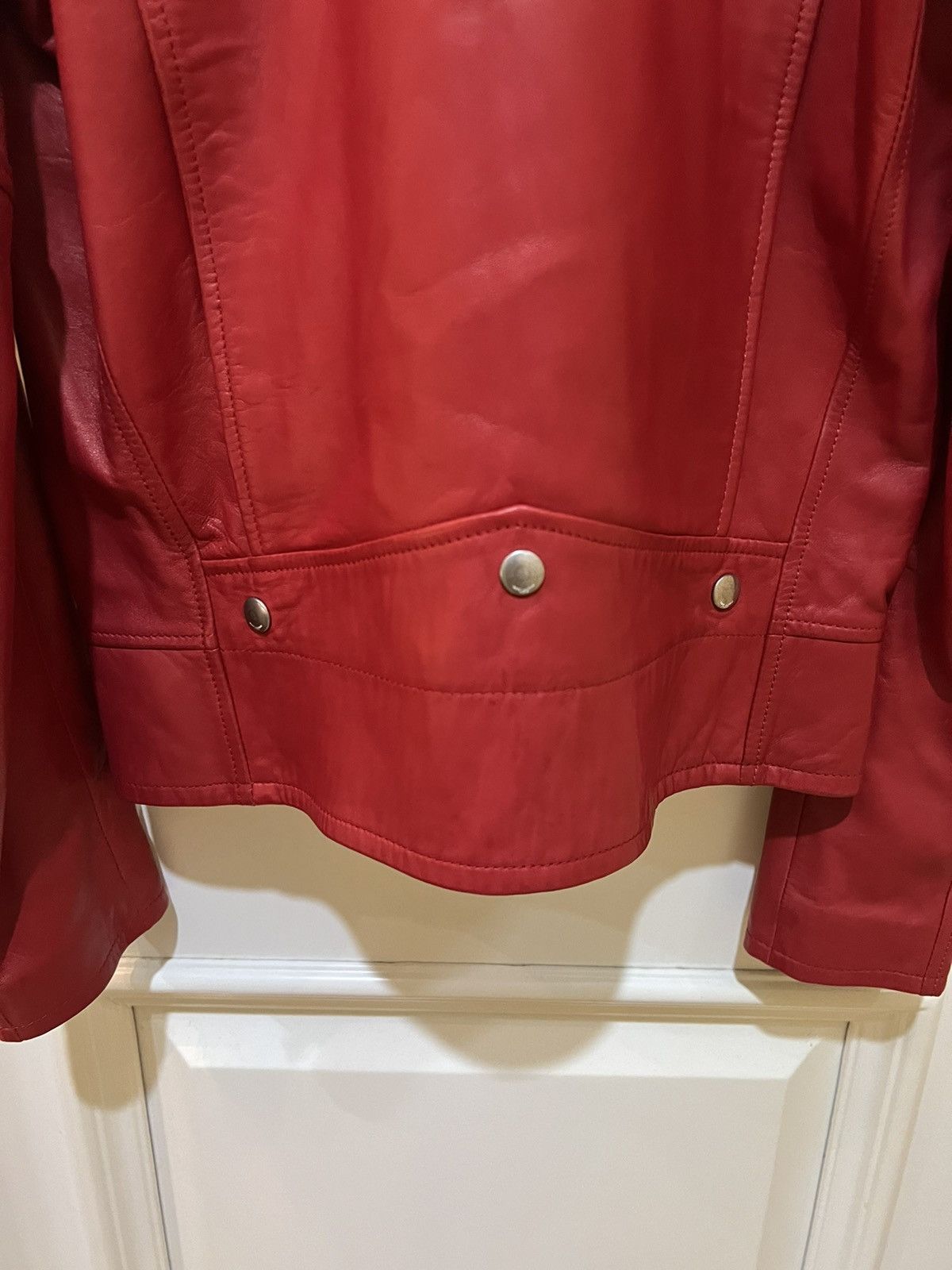 Hedi Slimane × Saint Laurent Paris SS14 EXTREMELY RARE RED L01 Biker Moto Jacket Size US S / EU 44-46 / 1 - 15 Thumbnail