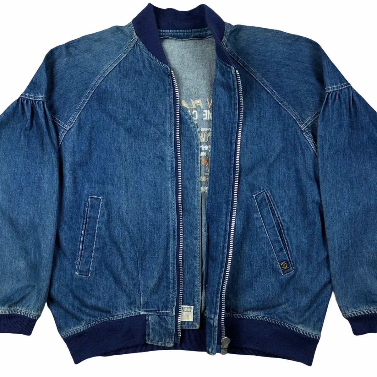 Japanese Brand Vintage Peyton Place For Men COMME ÇA DU MODE Denim Jacket Size US M / EU 48-50 / 2 - 6 Thumbnail