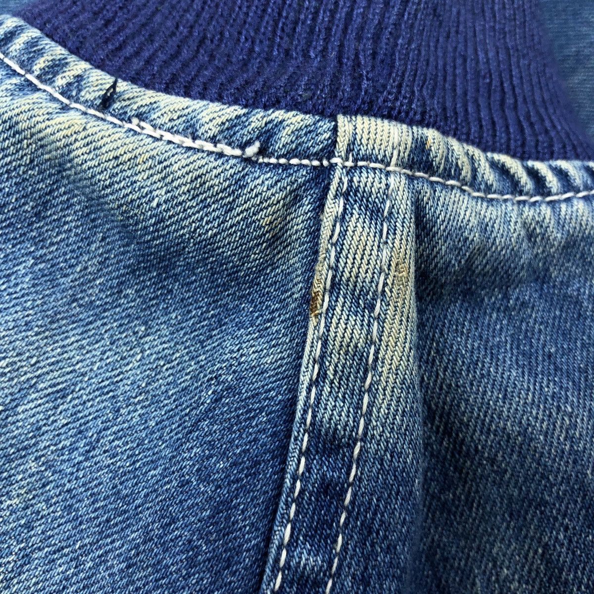 Japanese Brand Vintage Peyton Place For Men COMME ÇA DU MODE Denim Jacket Size US M / EU 48-50 / 2 - 19 Thumbnail