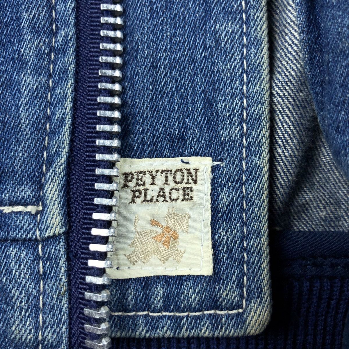 Japanese Brand Vintage Peyton Place For Men COMME ÇA DU MODE Denim Jacket Size US M / EU 48-50 / 2 - 15 Thumbnail