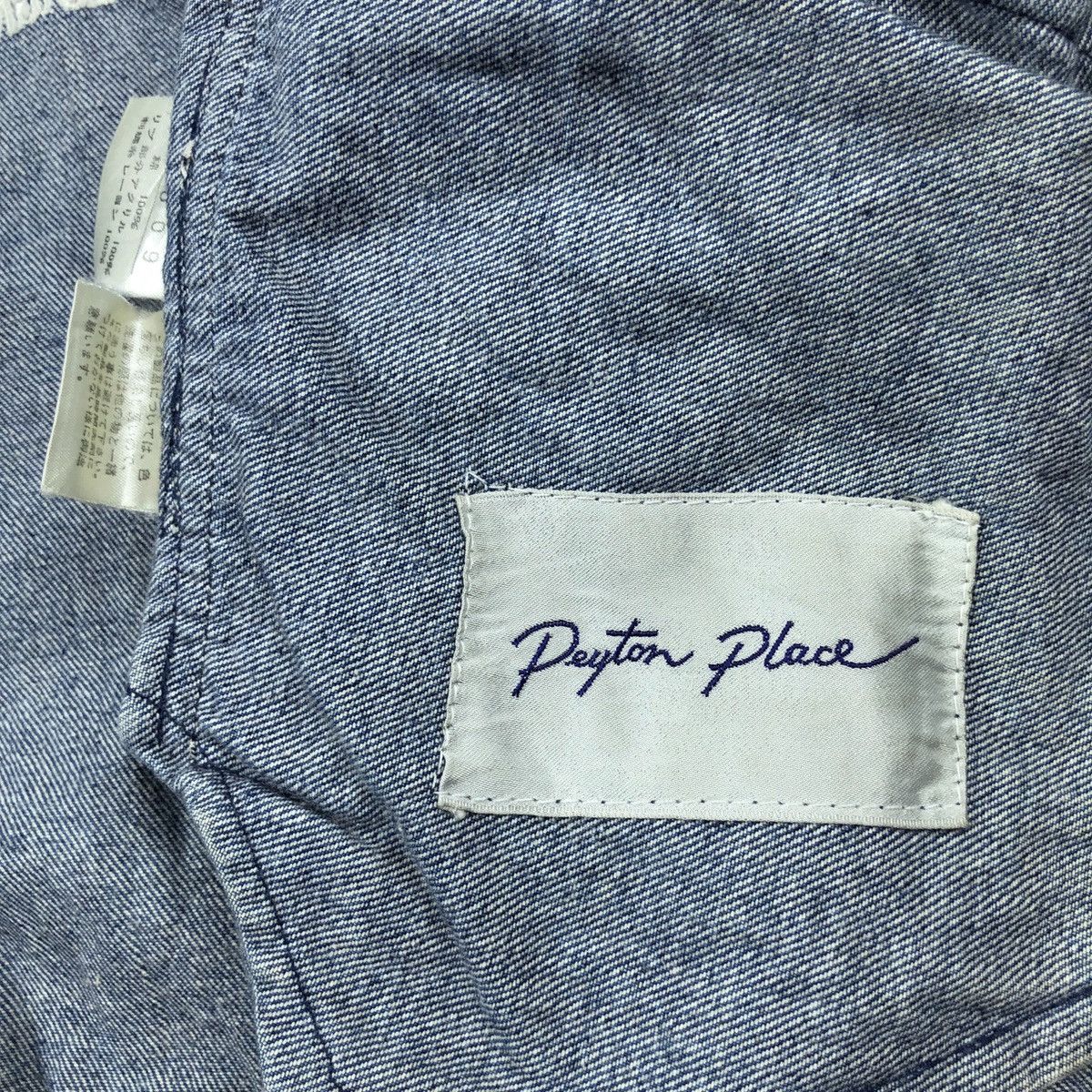 Japanese Brand Vintage Peyton Place For Men COMME ÇA DU MODE Denim Jacket Size US M / EU 48-50 / 2 - 16 Thumbnail