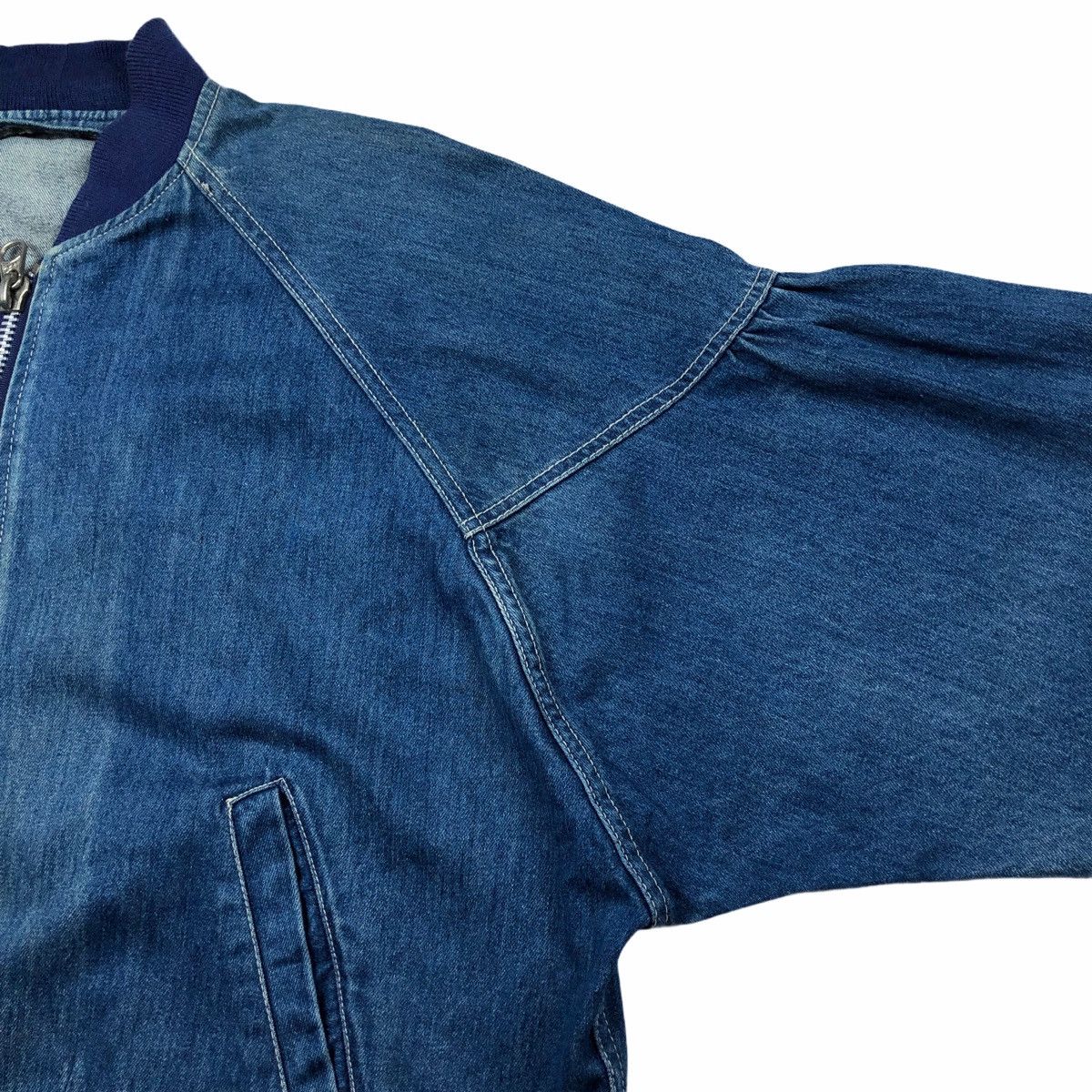 Japanese Brand Vintage Peyton Place For Men COMME ÇA DU MODE Denim Jacket Size US M / EU 48-50 / 2 - 8 Thumbnail