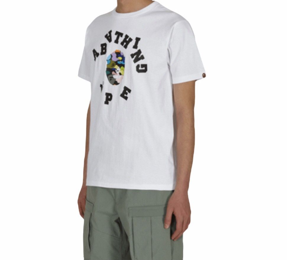 Bape Multi Camo Broken College Tee Size US M / EU 48-50 / 2 - 2 Thumbnail
