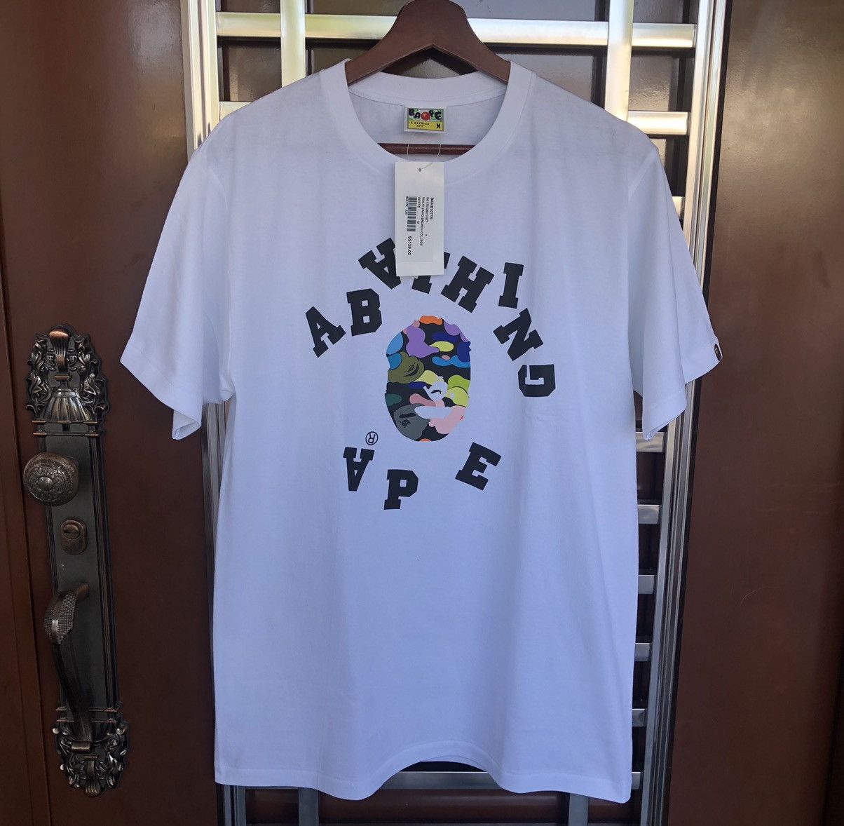 Bape Multi Camo Broken College Tee Size US M / EU 48-50 / 2 - 4 Thumbnail