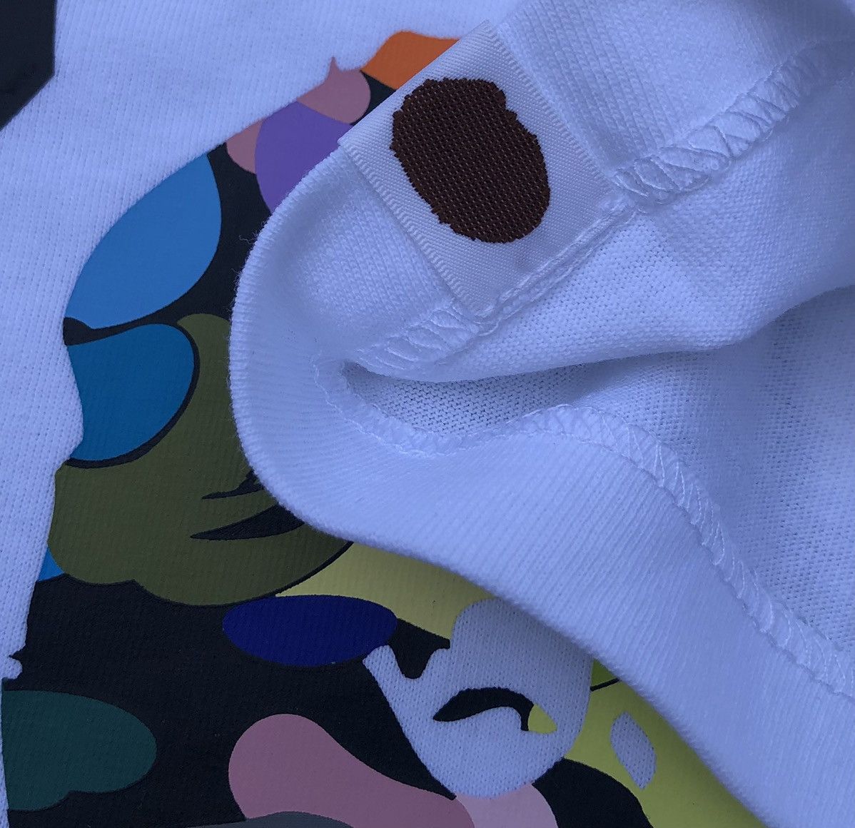 Bape Multi Camo Broken College Tee Size US M / EU 48-50 / 2 - 11 Thumbnail