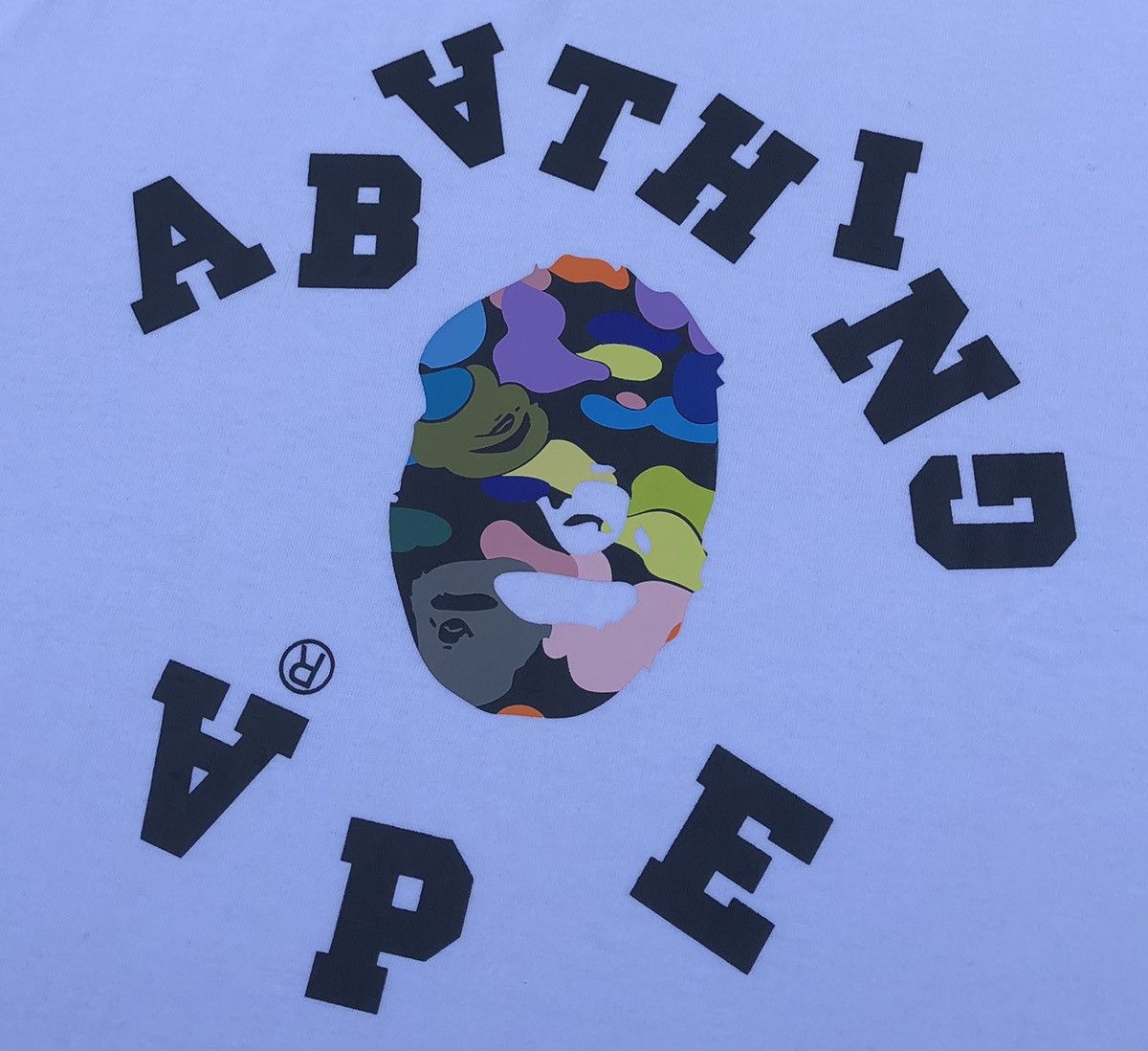 Bape Multi Camo Broken College Tee Size US M / EU 48-50 / 2 - 7 Thumbnail