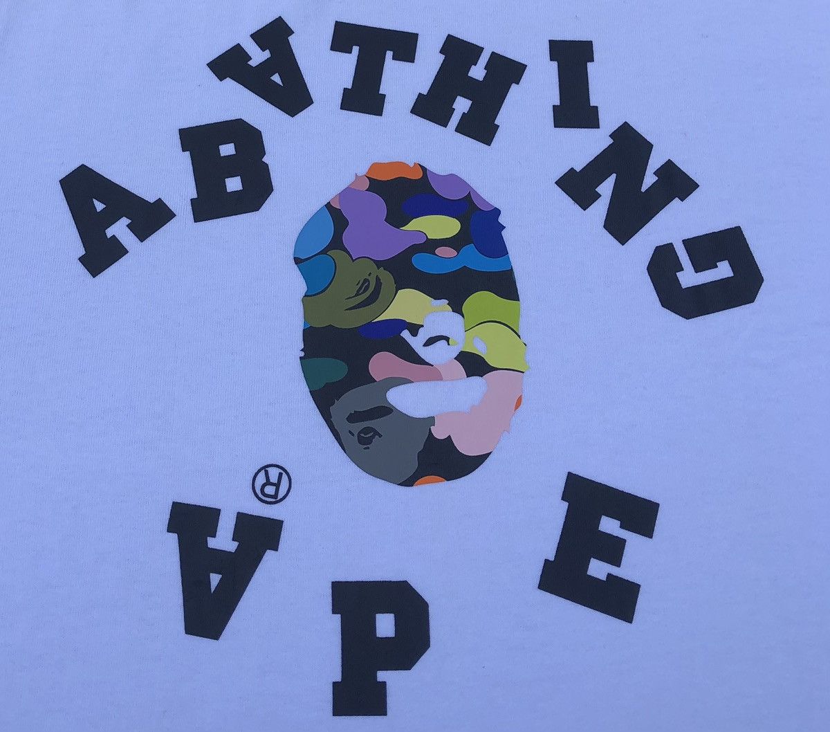 Bape Multi Camo Broken College Tee Size US M / EU 48-50 / 2 - 8 Thumbnail