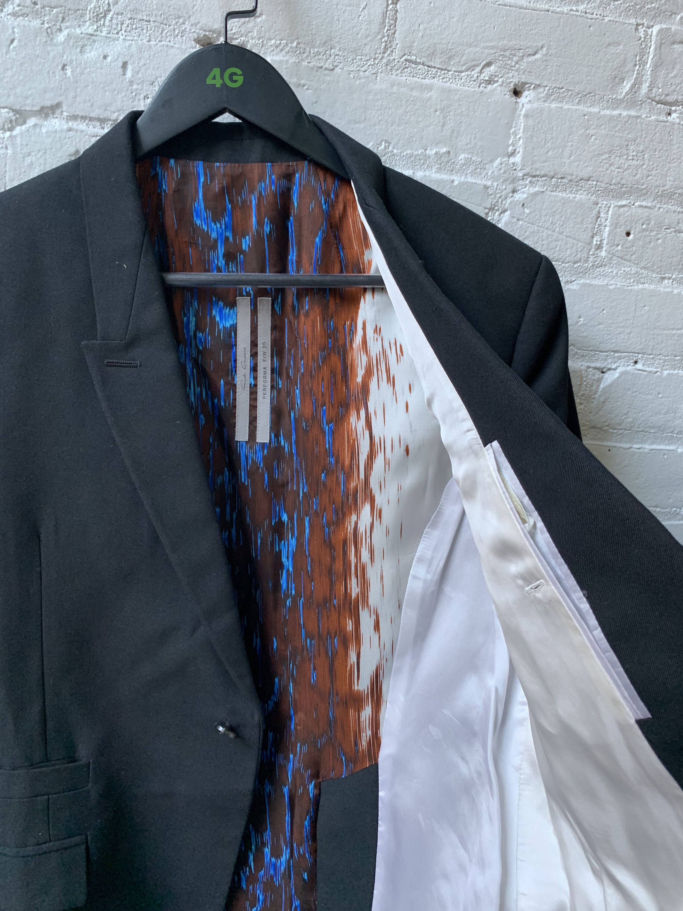 Rick Owens Rick Owens FW20 Performa 6pkt Blazer Size 40L - 2 Thumbnail