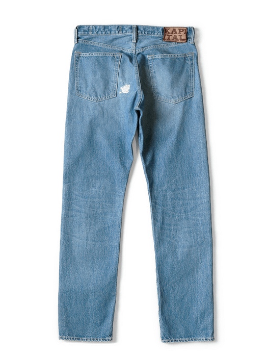 Kapital 14oz Denim 5P Monkey CISCO (1.2year processing) | Grailed