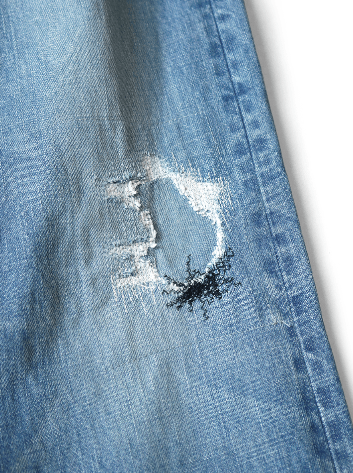 Kapital × Kapital Kountry 14oz Denim 5P Monkey CISCO (1.2year processing) Size US 34 / EU 50 - 4 Thumbnail