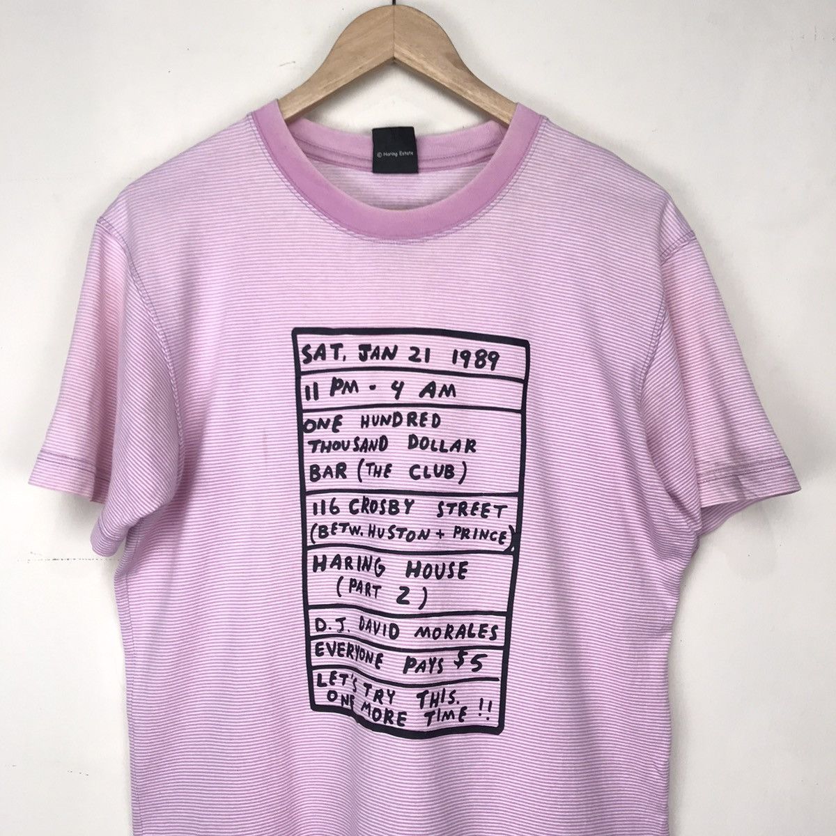 Keith Haring × Vintage Vintage K Haring 1989 striped tee Size US M / EU 48-50 / 2 - 2 Thumbnail