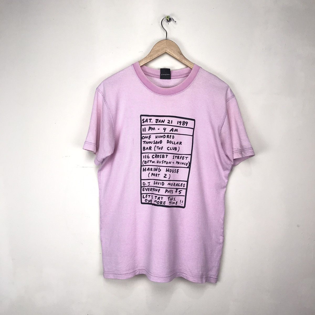 Keith Haring × Vintage Vintage K Haring 1989 striped tee Size US M / EU 48-50 / 2 - 1 Thumbnail