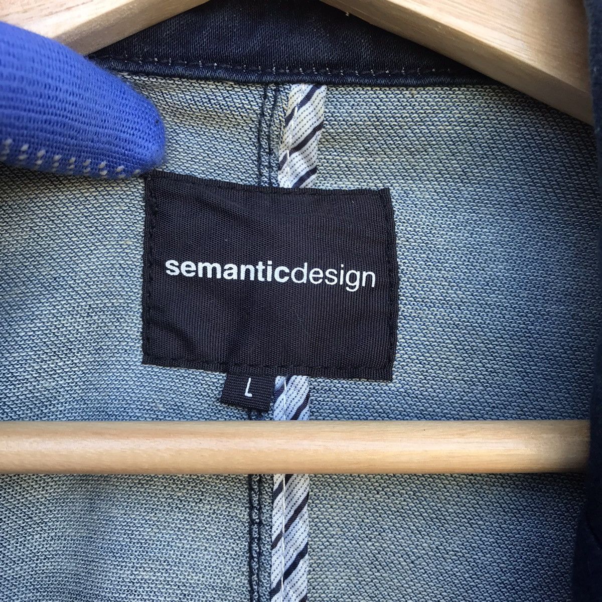 If Six Was Nine × Tornado Mart SEMANTIC LGB JAAPAN BLEACHED mens jacket slimfit Size US L / EU 52-54 / 3 - 8 Thumbnail