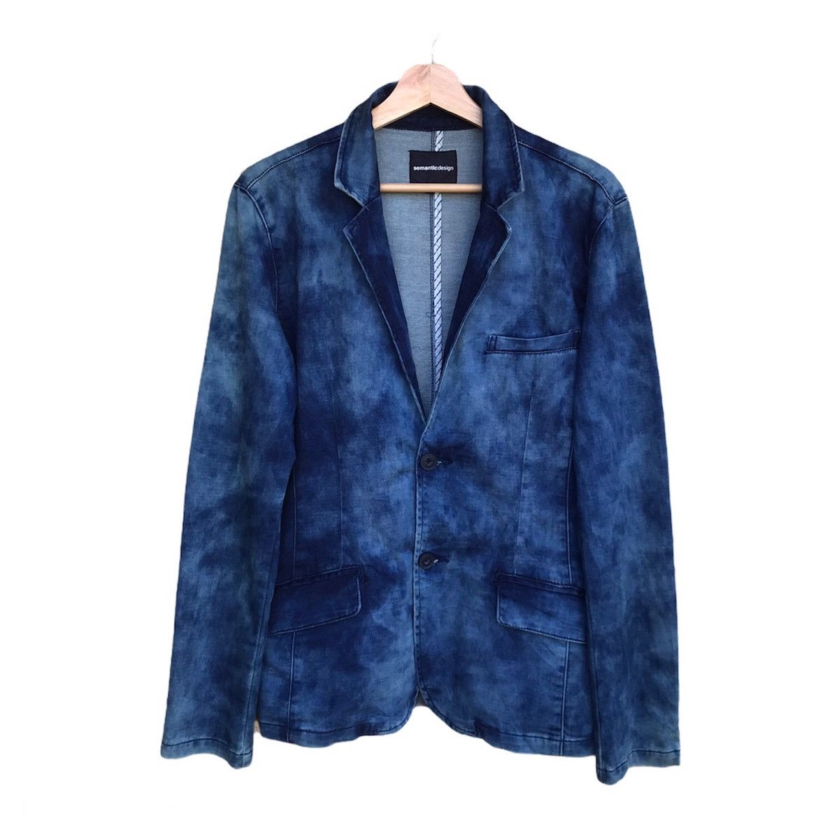 If Six Was Nine × Tornado Mart SEMANTIC LGB JAAPAN BLEACHED mens jacket slimfit Size US L / EU 52-54 / 3 - 1 Thumbnail