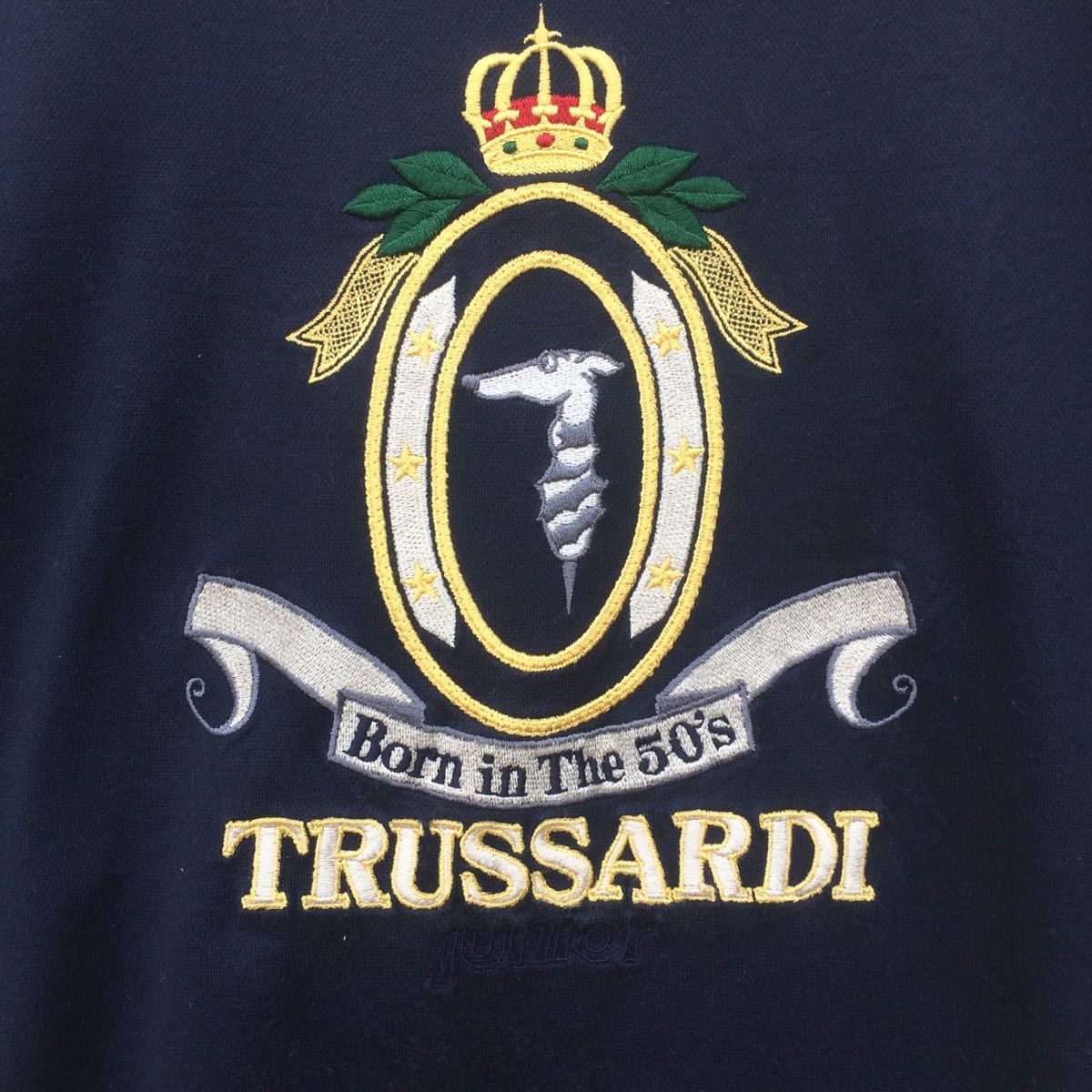 Trussardi × Vintage Born In The 50s Rare Trussardi embroidered logo Size US M / EU 48-50 / 2 - 3 Thumbnail