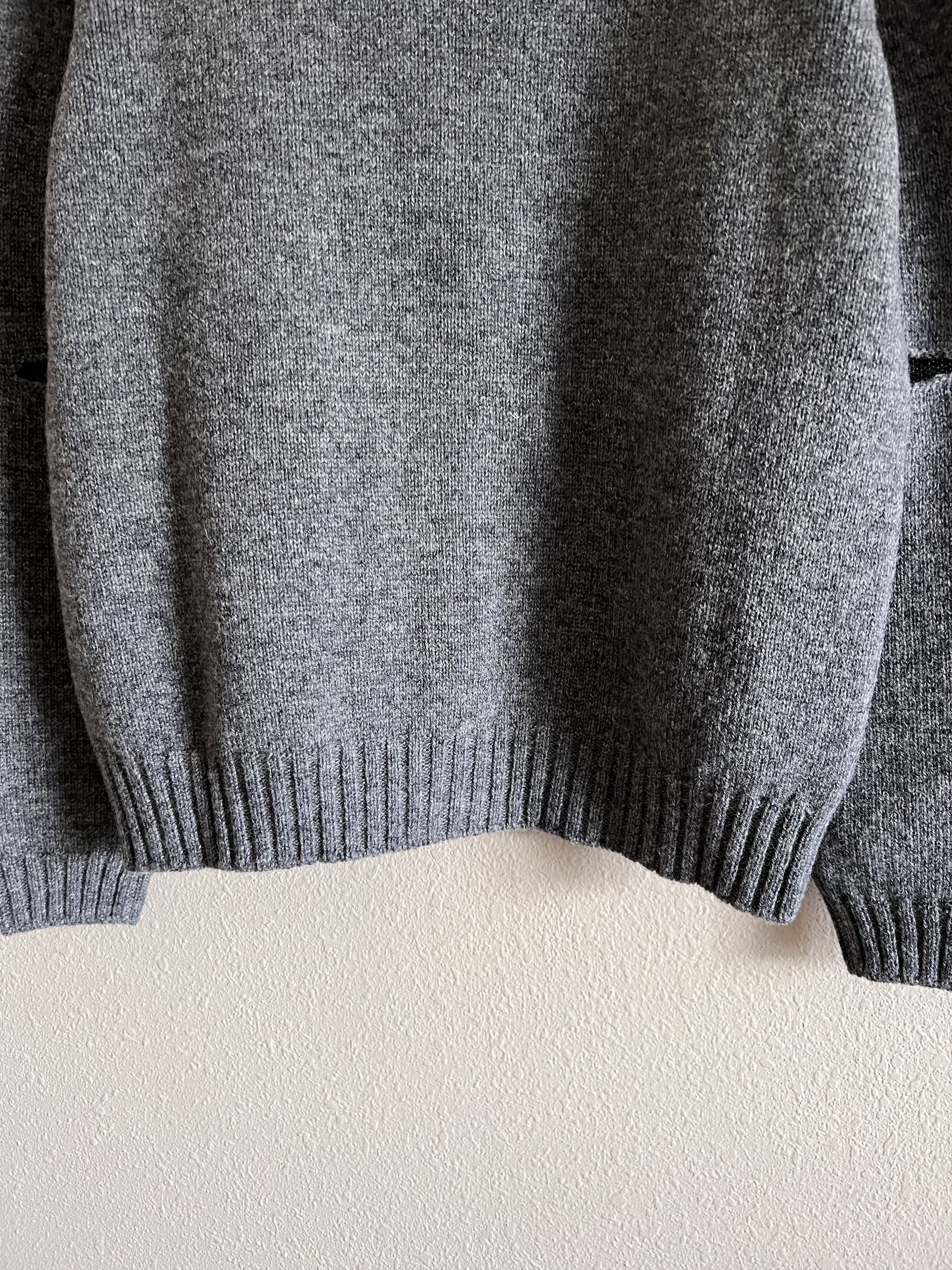 Stefan Cooke Stefan Cooke Wool Mock Neck Knit Cardigan in Pink Grey Size US L / EU 52-54 / 3 - 6 Thumbnail