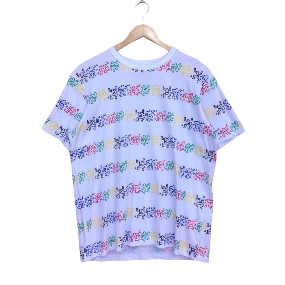 image of HeatKeith Haring Special Edition Tee Kaws in White, Men's (Size Large)
