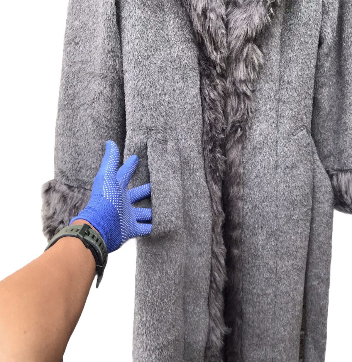 Comme des Garcons × Japanese Brand Mohair Last Scene message co.ltd Fur coat rei kawakubo style Size M / US 6-8 / IT 42-44 - 4 Thumbnail