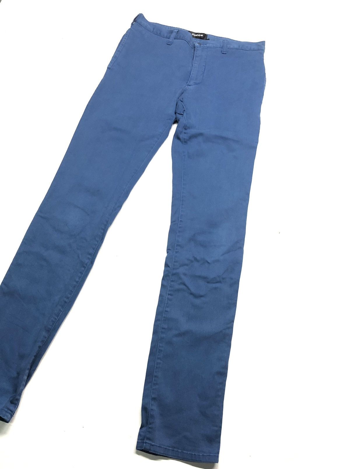 CABANE de ZUCCa × Designer × Japanese Brand CABANE DE ZUCCA BLUE SKINNY PANTS JAPAN 🇯🇵 Size US 29 - 5 Thumbnail