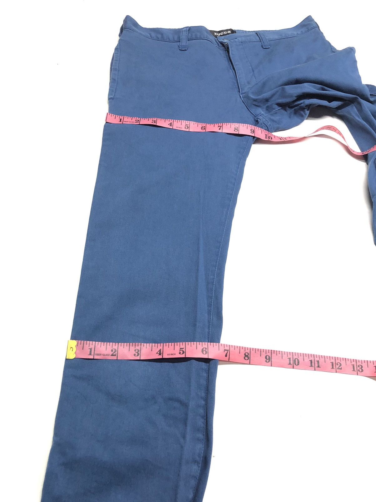 CABANE de ZUCCa × Designer × Japanese Brand CABANE DE ZUCCA BLUE SKINNY PANTS JAPAN 🇯🇵 Size US 29 - 15 Thumbnail