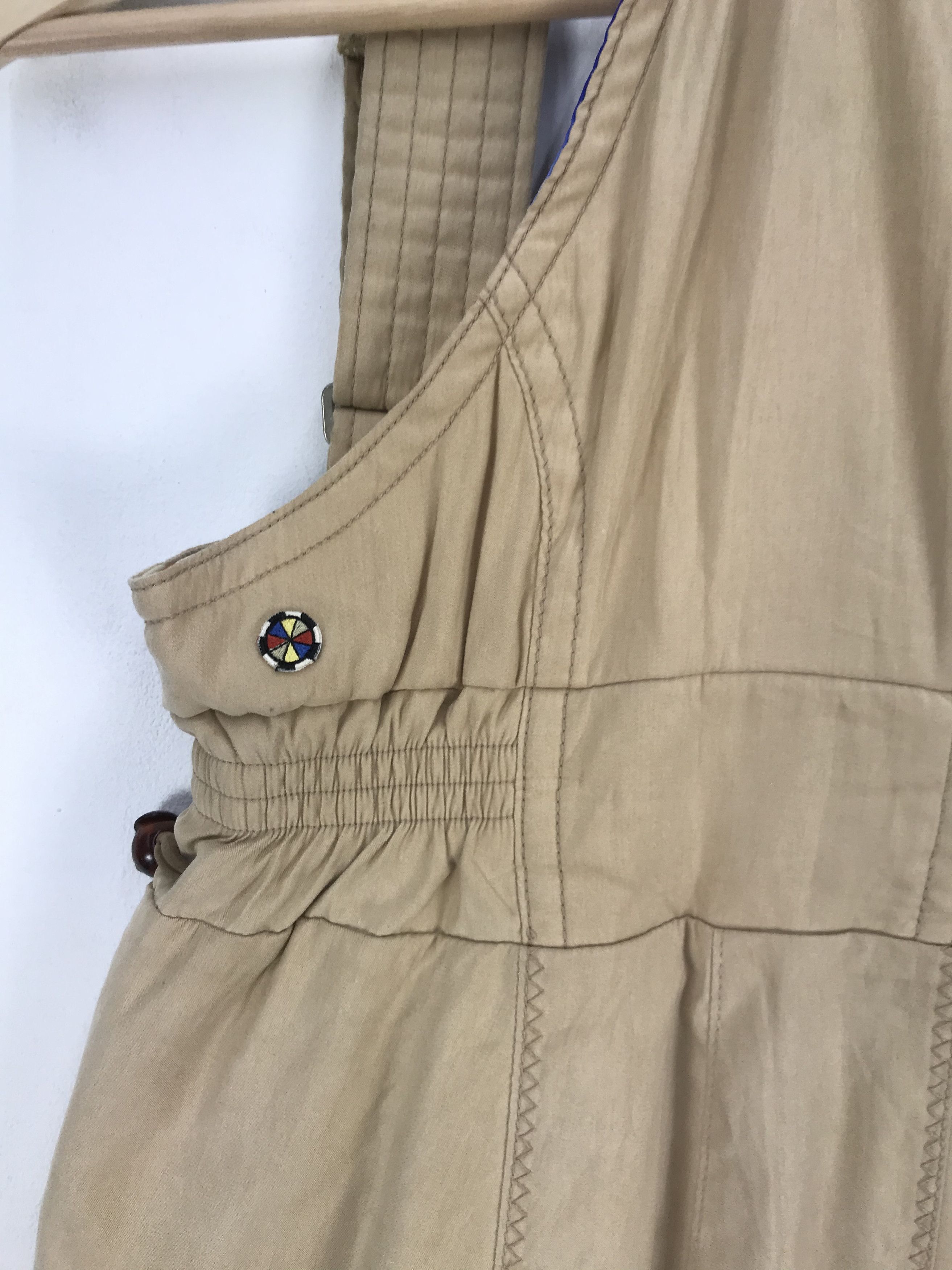 Japanese Brand × Vintage Vintage Lanatura Ski Suit Goldwin Overall Jumpsuit Ski Wear Size 26" / US 2 / IT 38 - 17 Thumbnail