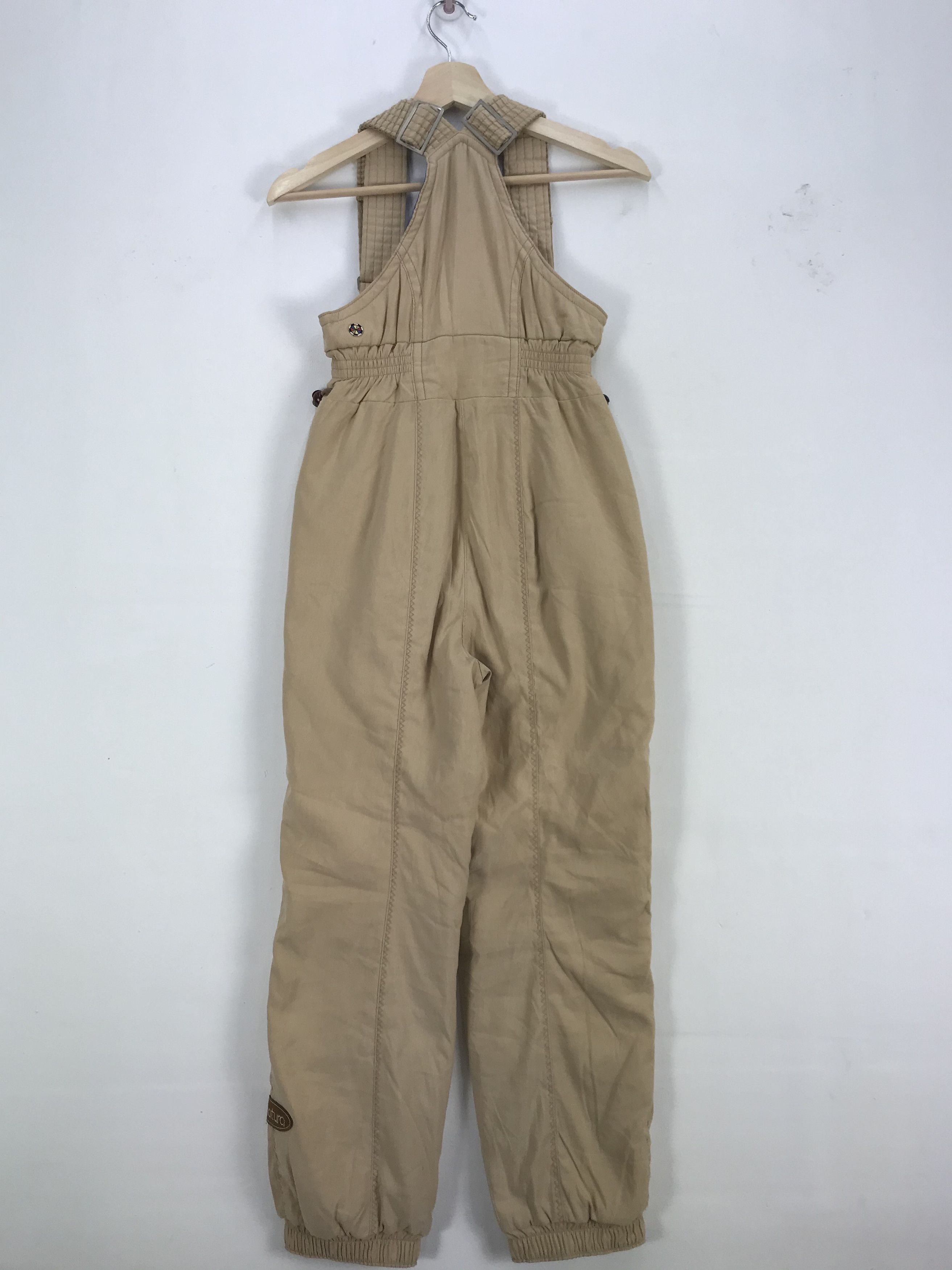 Japanese Brand × Vintage Vintage Lanatura Ski Suit Goldwin Overall Jumpsuit Ski Wear Size 26" / US 2 / IT 38 - 2 Thumbnail