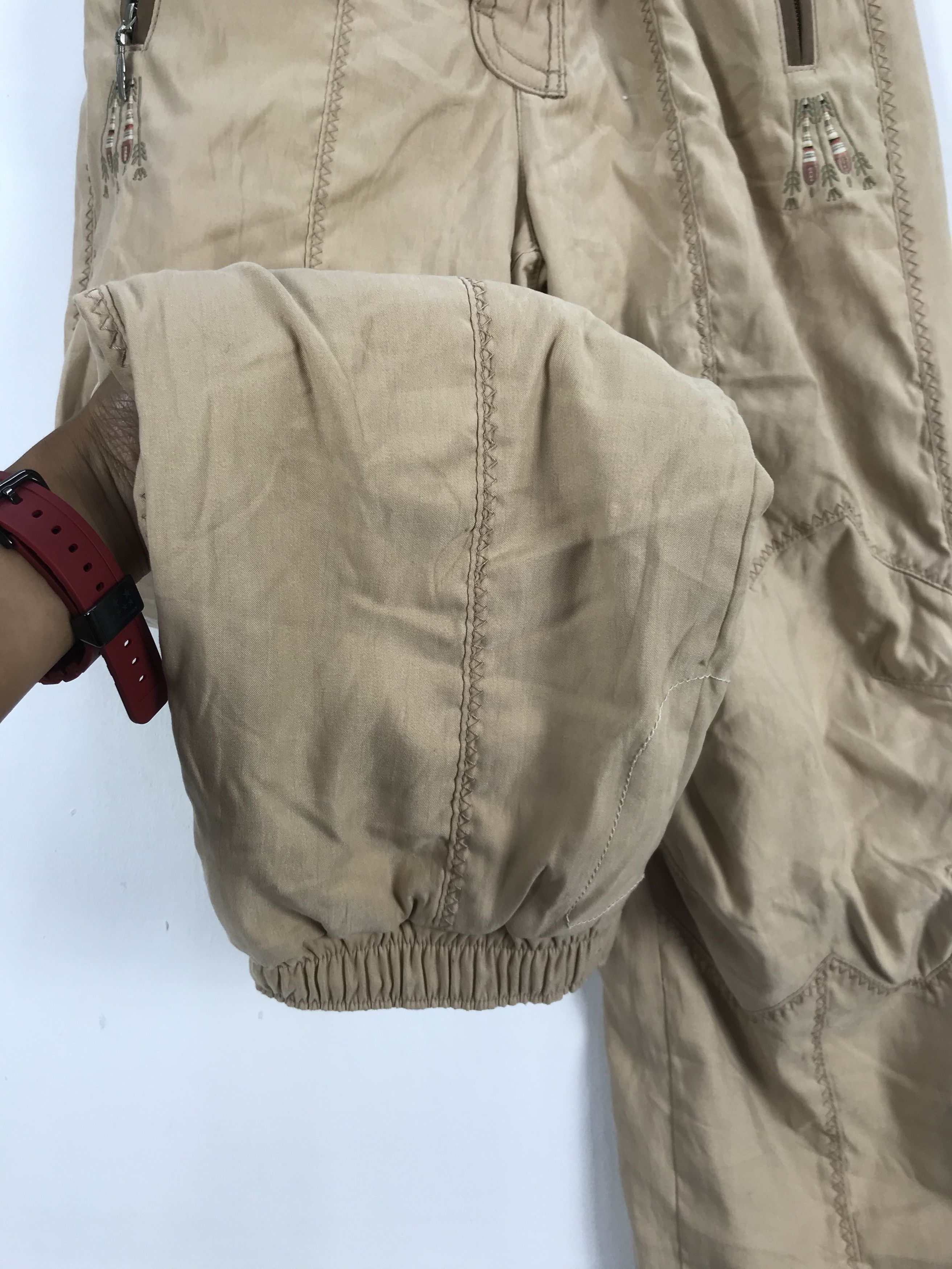 Japanese Brand × Vintage Vintage Lanatura Ski Suit Goldwin Overall Jumpsuit Ski Wear Size 26" / US 2 / IT 38 - 9 Thumbnail