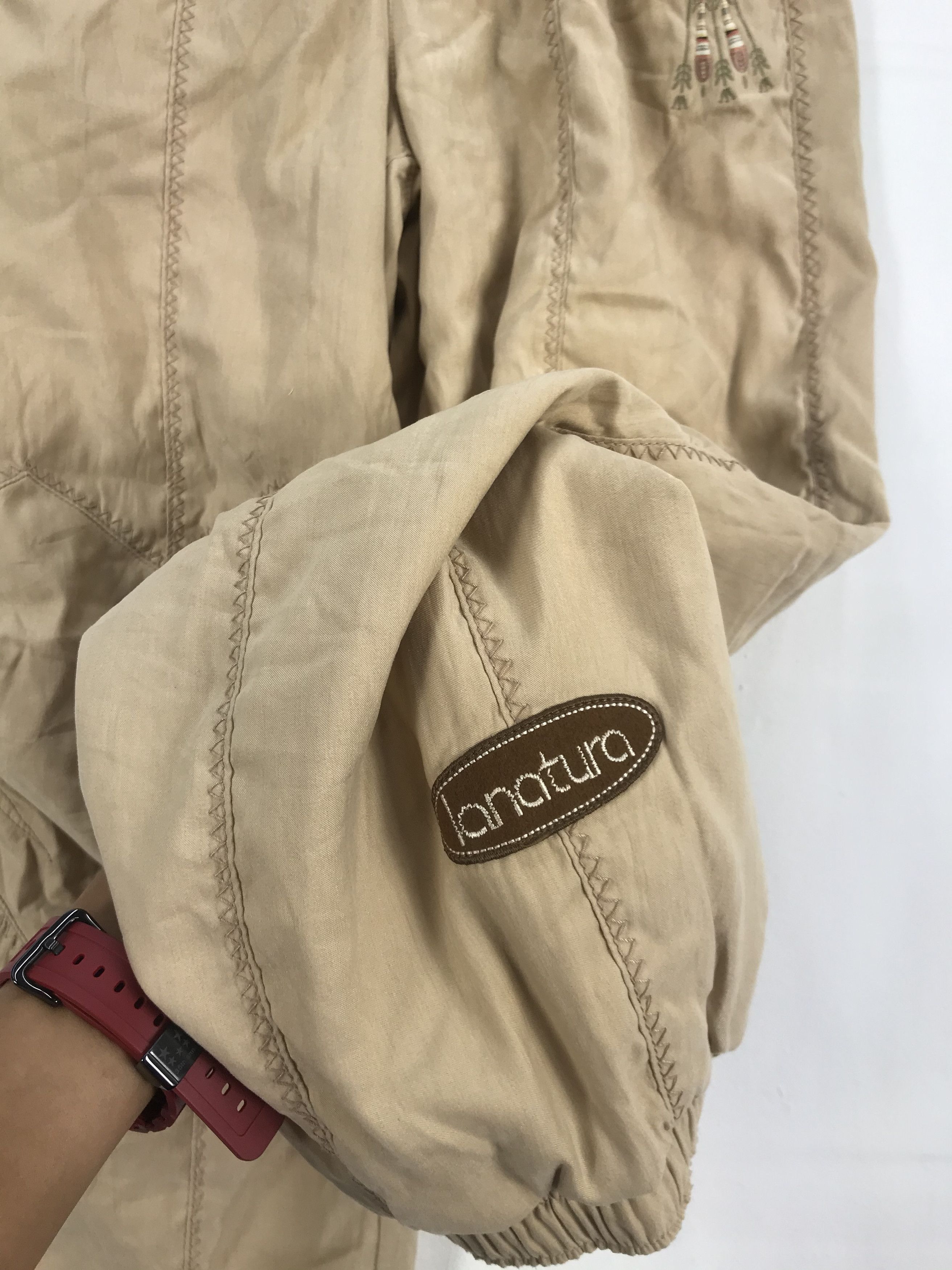 Japanese Brand × Vintage Vintage Lanatura Ski Suit Goldwin Overall Jumpsuit Ski Wear Size 26" / US 2 / IT 38 - 13 Thumbnail