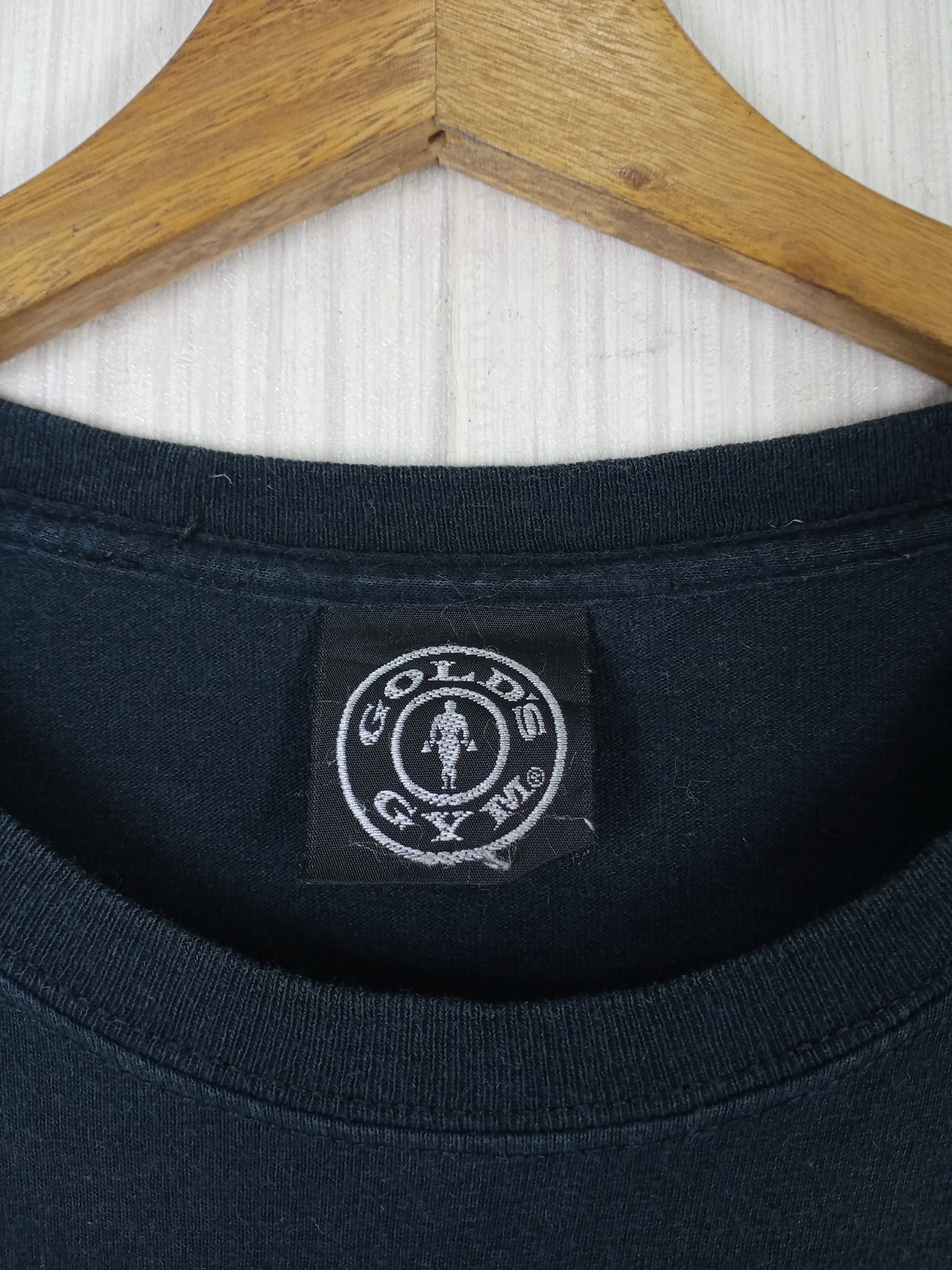Vintage RARE VINTAGE GOLD'S GYM TSHIRT Size US XL / EU 56 / 4 - 4 Thumbnail
