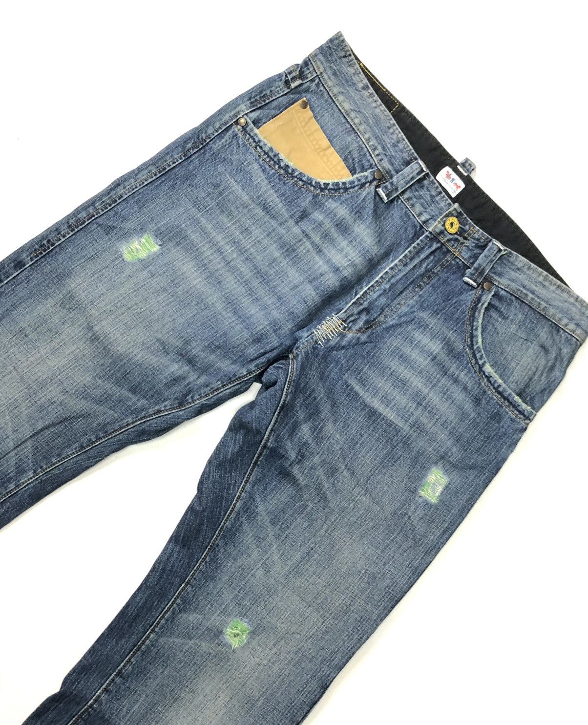 Levi's × Vintage VINTAGE LEVIS DISSTRESSED BLUE WASH DENIM Size US 36 / EU 52 - 3 Thumbnail