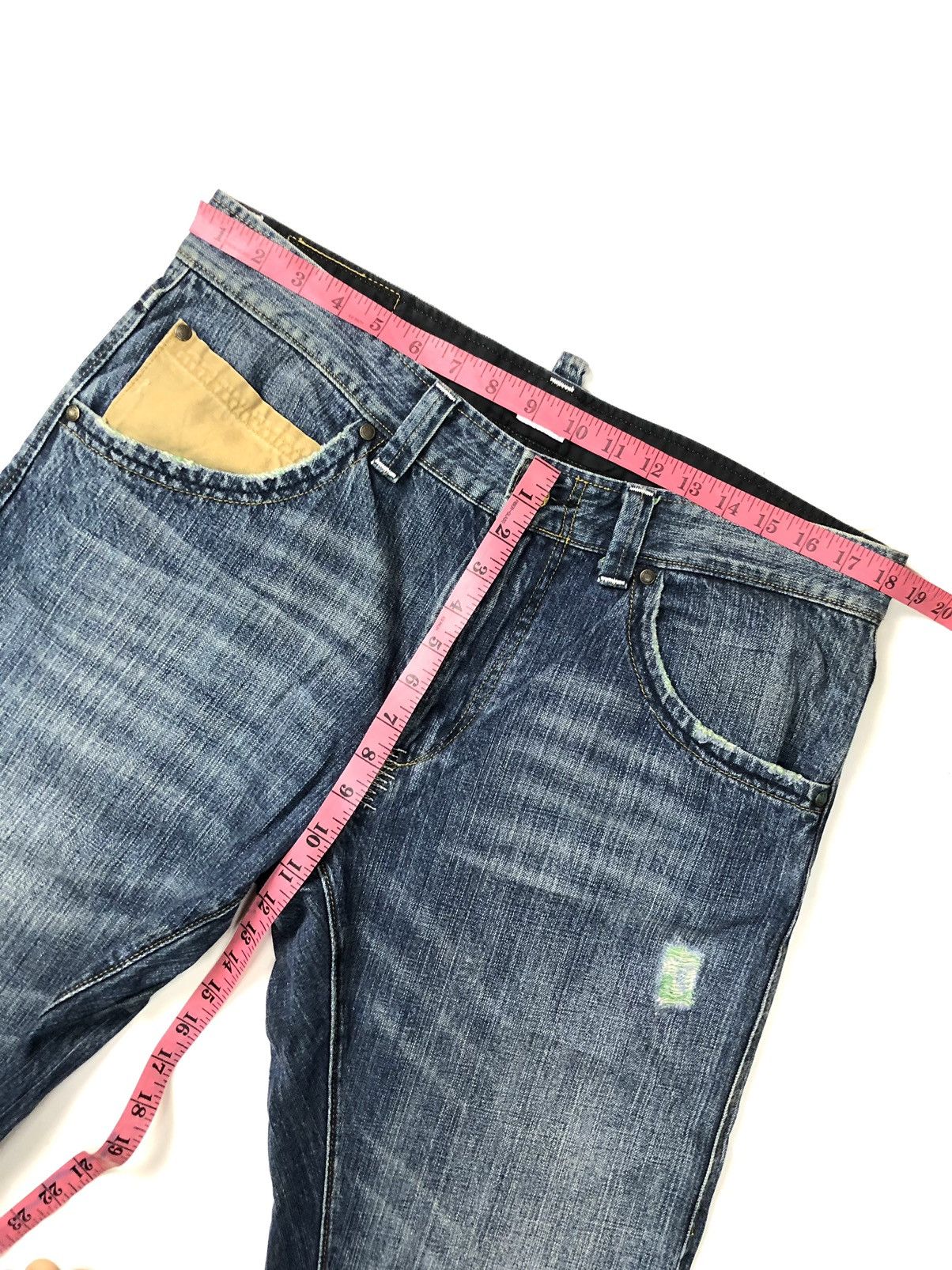 Levi's × Vintage VINTAGE LEVIS DISSTRESSED BLUE WASH DENIM Size US 36 / EU 52 - 21 Thumbnail