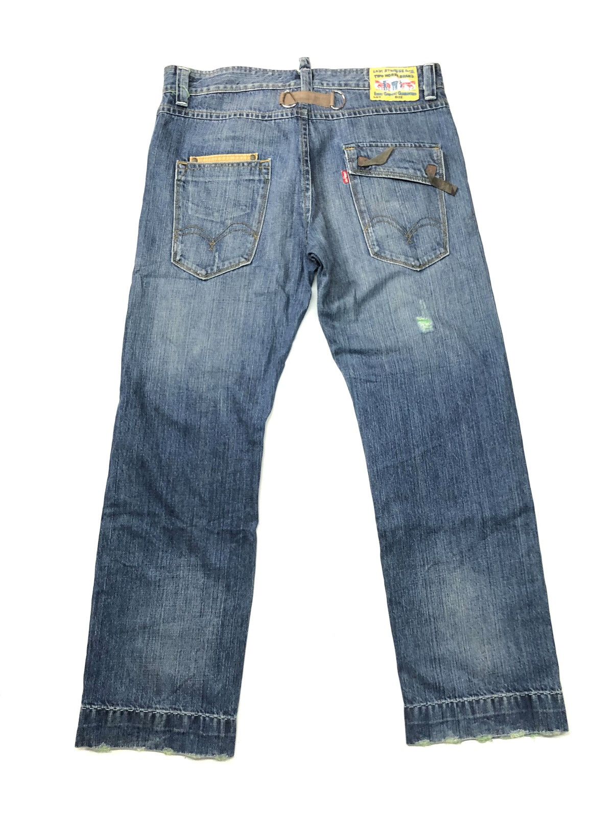 Levi's × Vintage VINTAGE LEVIS DISSTRESSED BLUE WASH DENIM Size US 36 / EU 52 - 12 Thumbnail