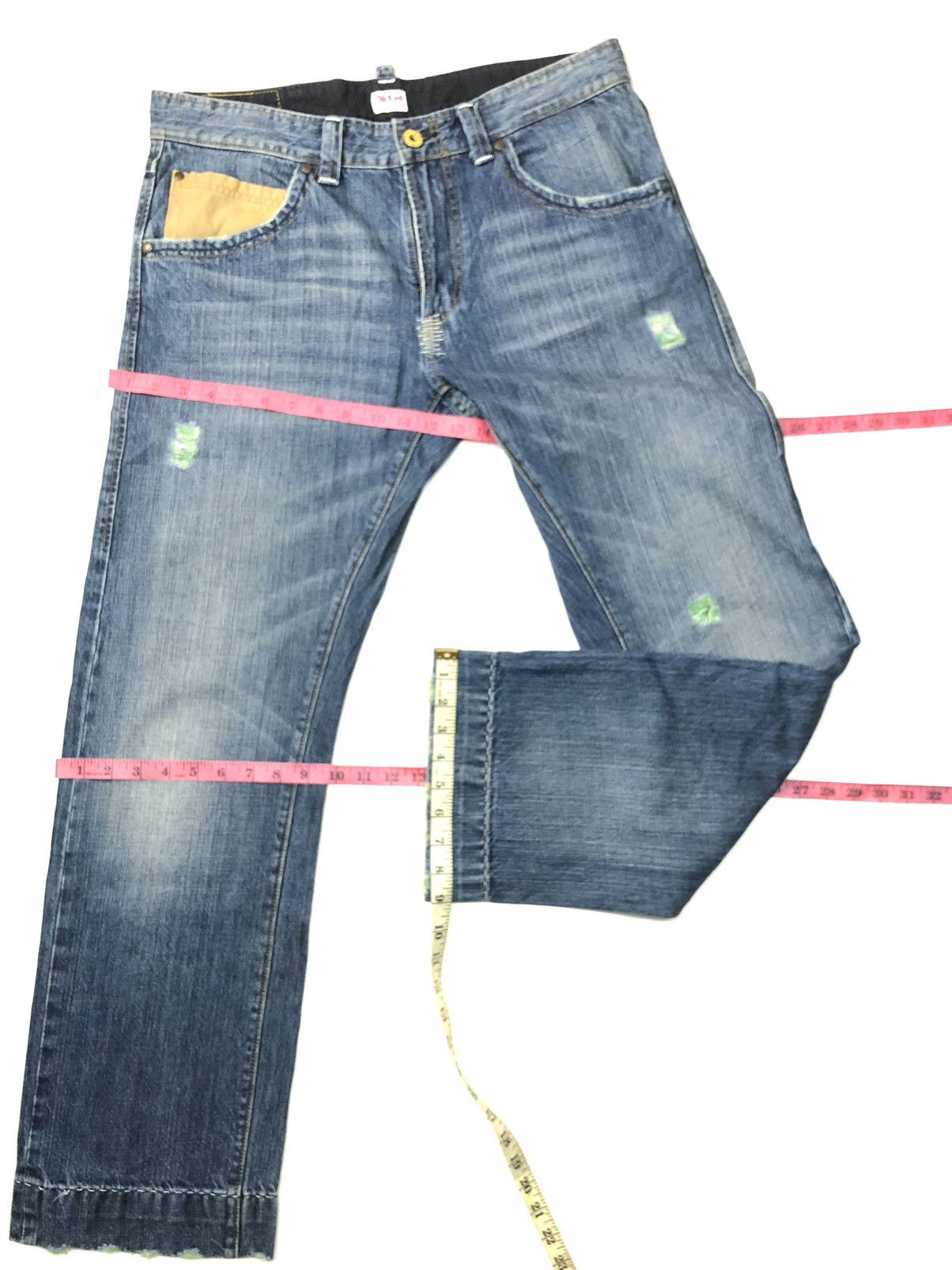 Levi's × Vintage VINTAGE LEVIS DISSTRESSED BLUE WASH DENIM Size US 36 / EU 52 - 23 Thumbnail