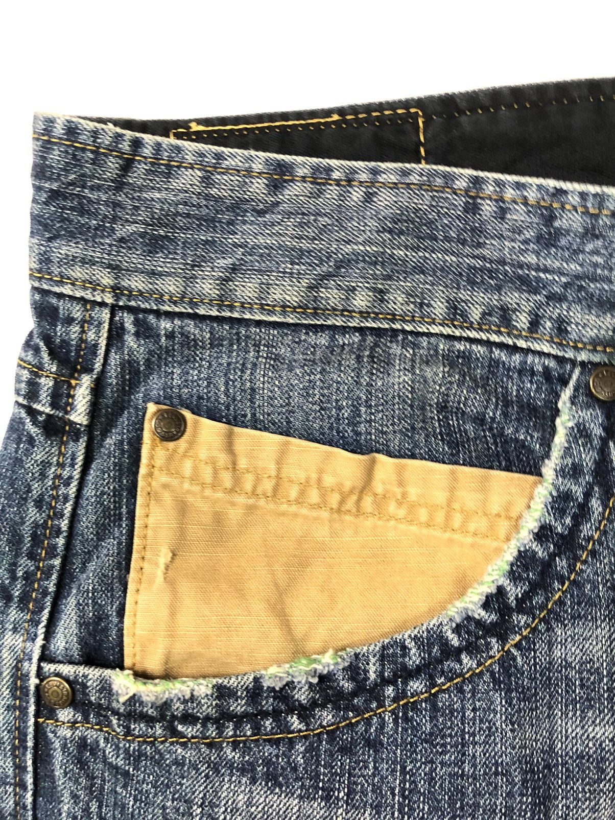 Levi's × Vintage VINTAGE LEVIS DISSTRESSED BLUE WASH DENIM Size US 36 / EU 52 - 8 Thumbnail