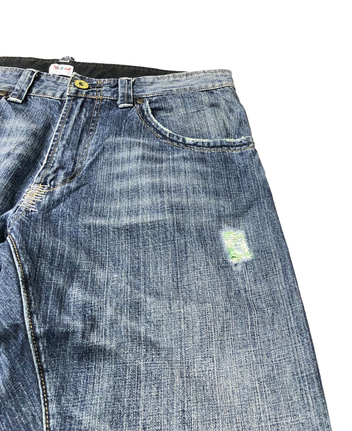 Levi's × Vintage VINTAGE LEVIS DISSTRESSED BLUE WASH DENIM Size US 36 / EU 52 - 6 Thumbnail