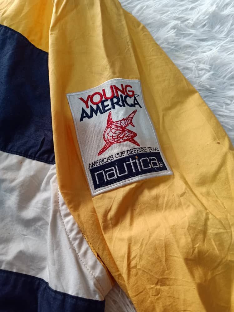 Nautica × Vintage VINTAGE NAUTICA YOUNG AMERICA CUP DEFENSE TEAM JACKET Size US XL / EU 56 / 4 - 13 Thumbnail
