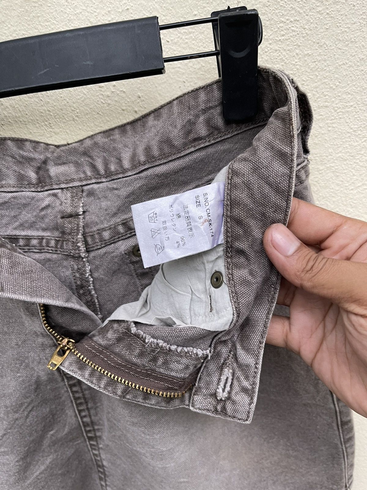 Japanese Brand Steals🔥Cecil McBee Utilities Street Mini Skirt Size 27" / US 4 / IT 40 - 6 Thumbnail