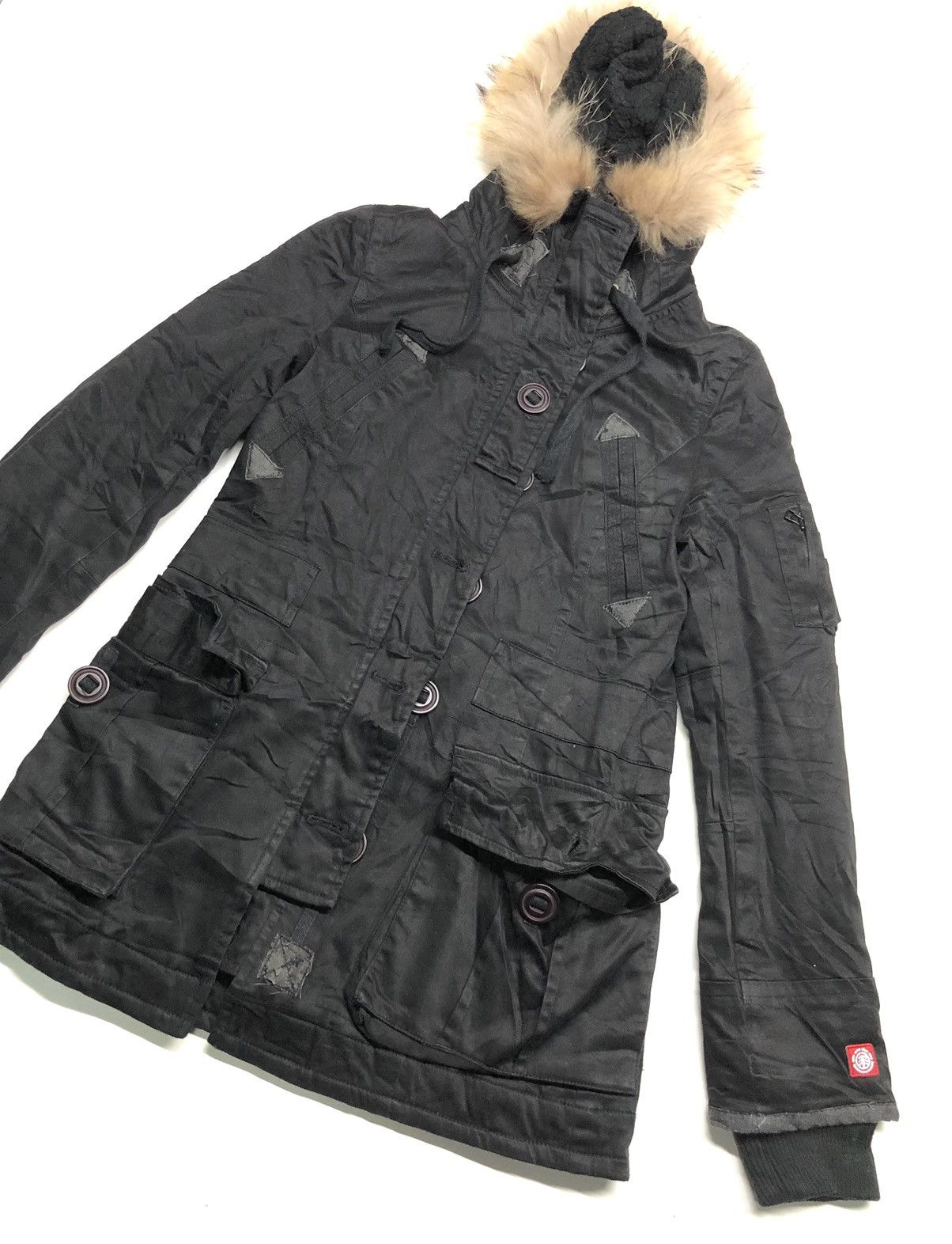 Element ELEMENT PARKA JACKET FUR HOODIE TRAVIS SCOTT STYLE Size US XS / EU 42 / 0 - 2 Thumbnail