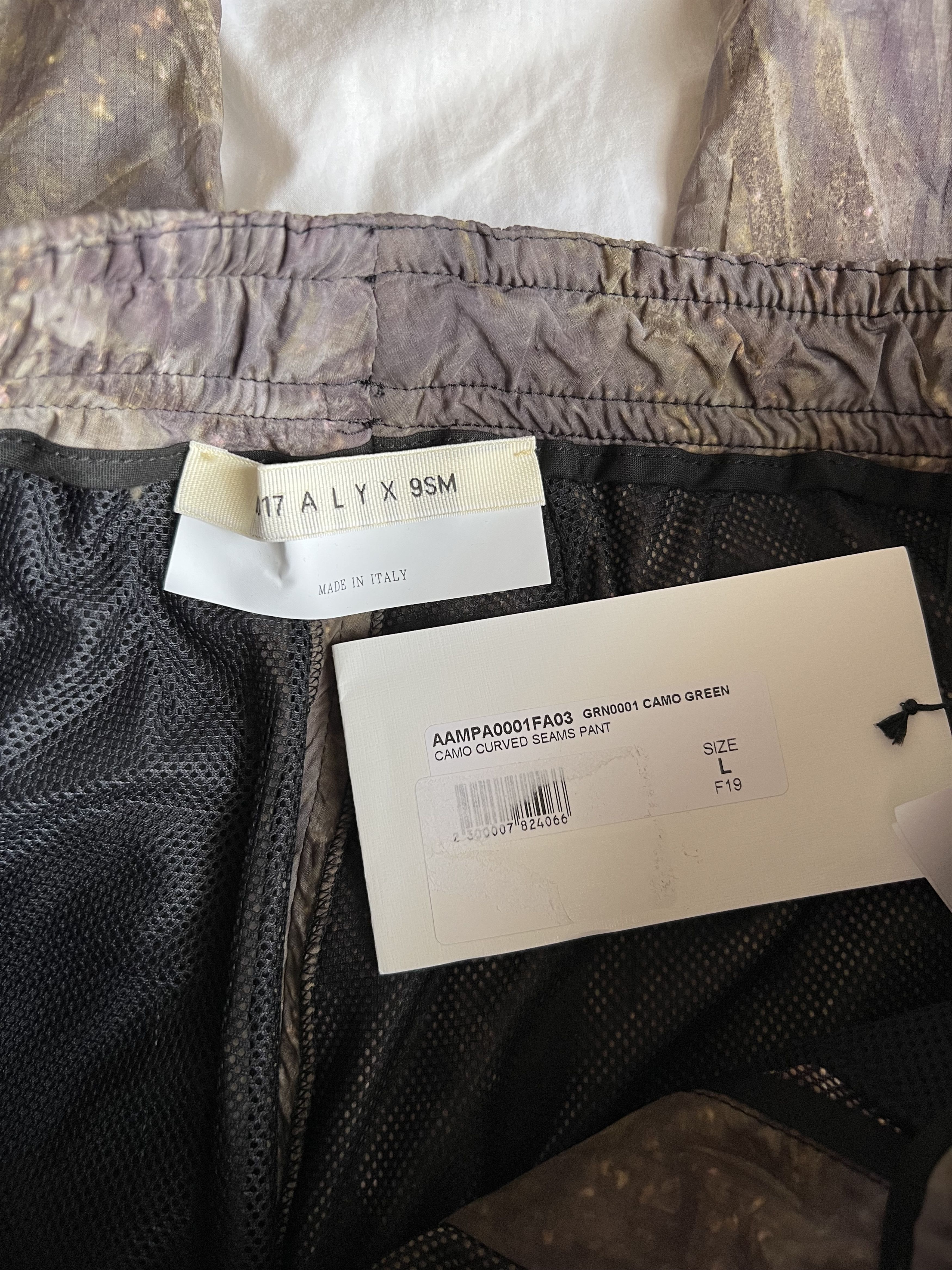 1017 ALYX 9SM 1017 Alyx 9SM Camo Curved Seam Pants Size US 34 / EU 50 - 8 Thumbnail