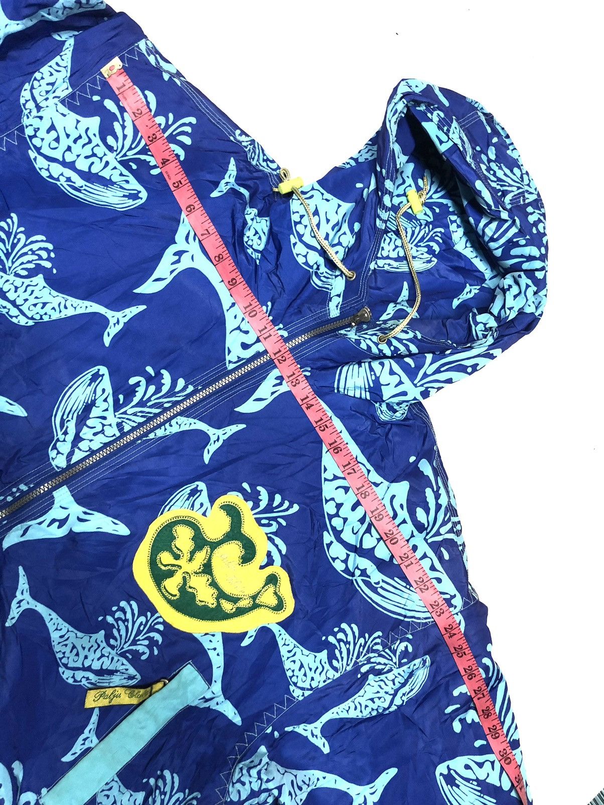 Designer × Japanese Brand × Vintage VINTAGE PALJa CLAIR ABSTRACT WHALE 🐳 OVER PRINT JACKET Size US L / EU 52-54 / 3 - 12 Thumbnail
