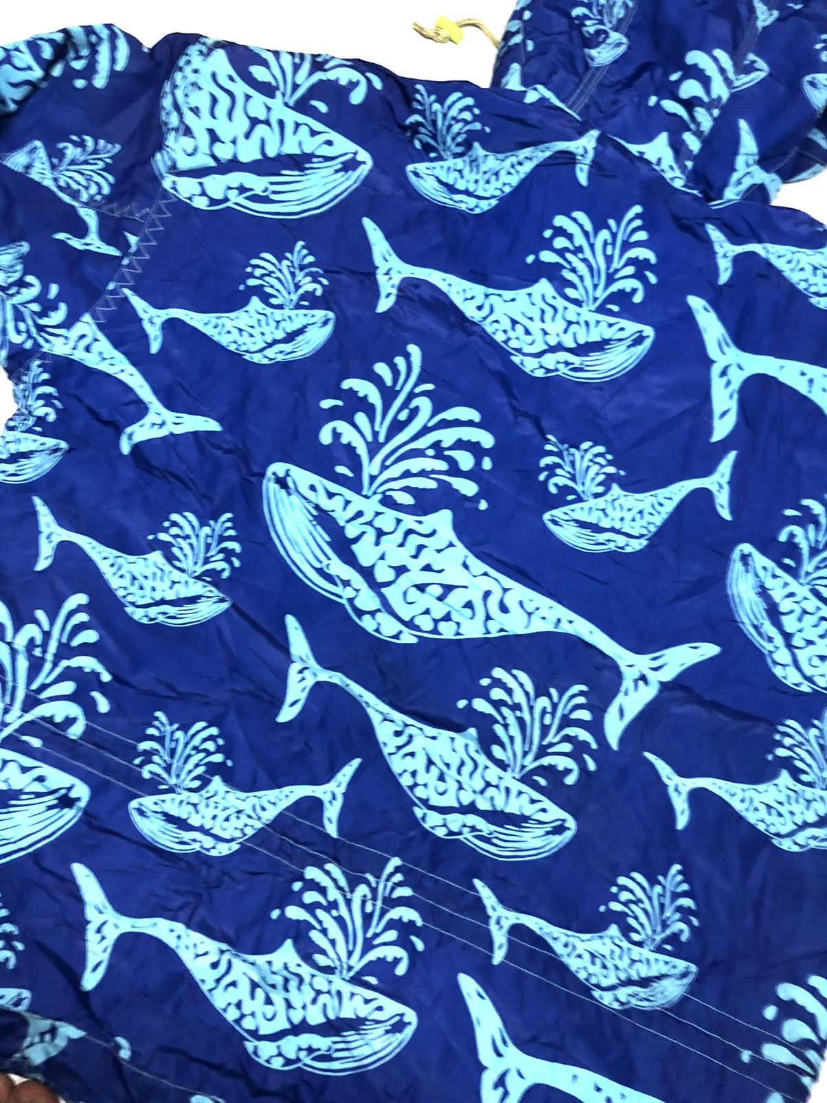 Designer × Japanese Brand × Vintage VINTAGE PALJa CLAIR ABSTRACT WHALE 🐳 OVER PRINT JACKET Size US L / EU 52-54 / 3 - 6 Thumbnail