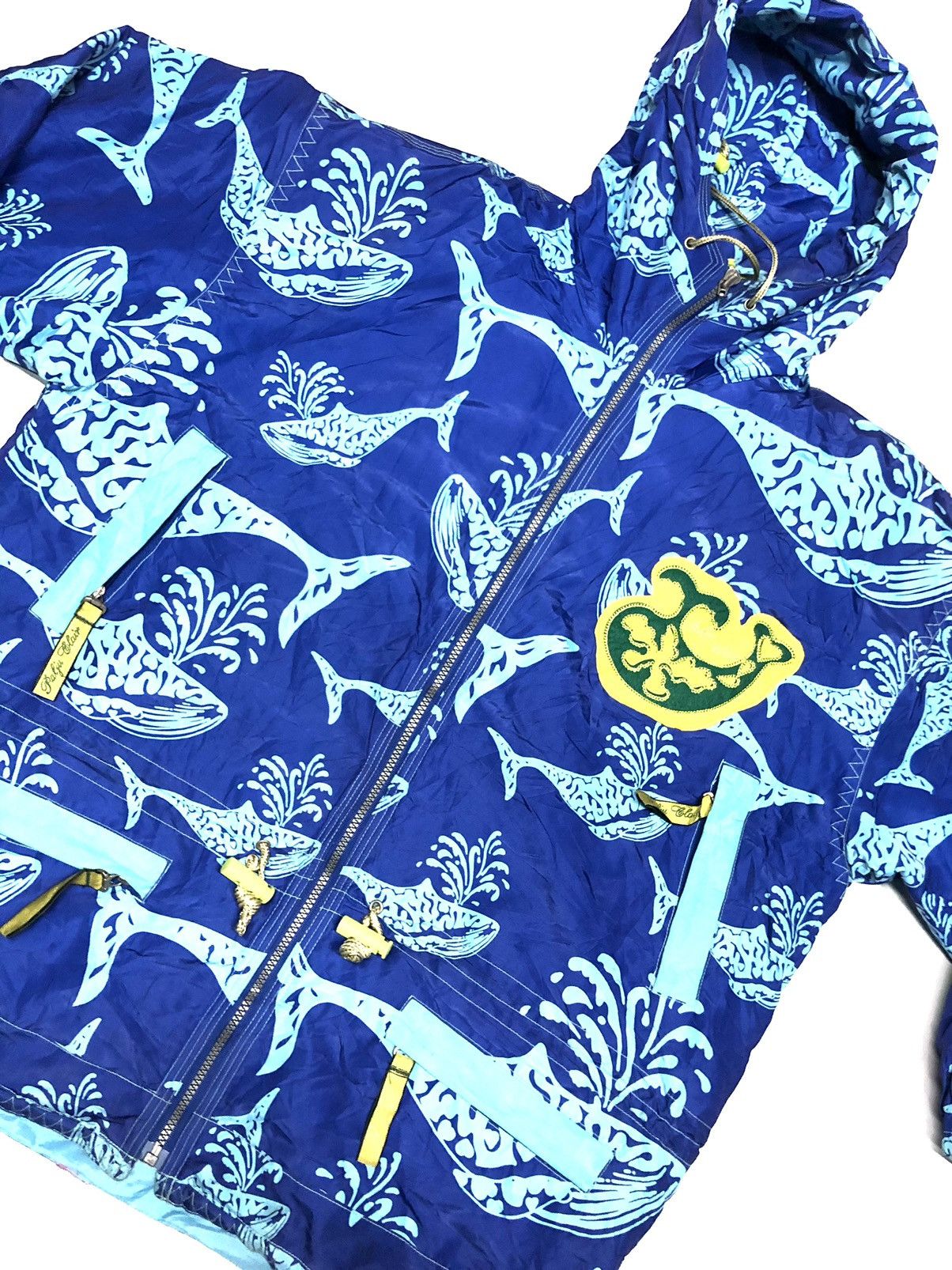 Designer × Japanese Brand × Vintage VINTAGE PALJa CLAIR ABSTRACT WHALE 🐳 OVER PRINT JACKET Size US L / EU 52-54 / 3 - 2 Thumbnail