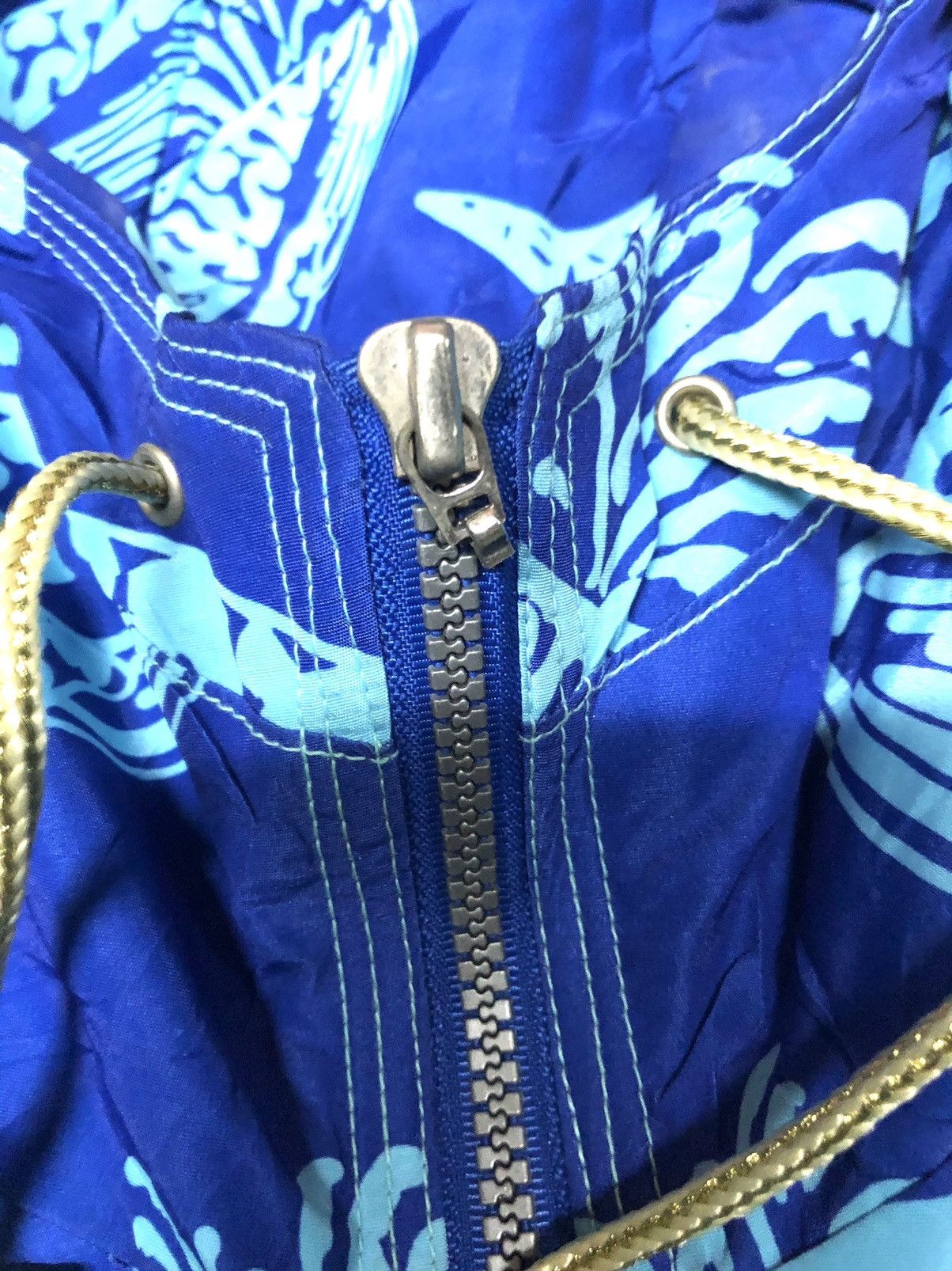 Designer × Japanese Brand × Vintage VINTAGE PALJa CLAIR ABSTRACT WHALE 🐳 OVER PRINT JACKET Size US L / EU 52-54 / 3 - 7 Thumbnail